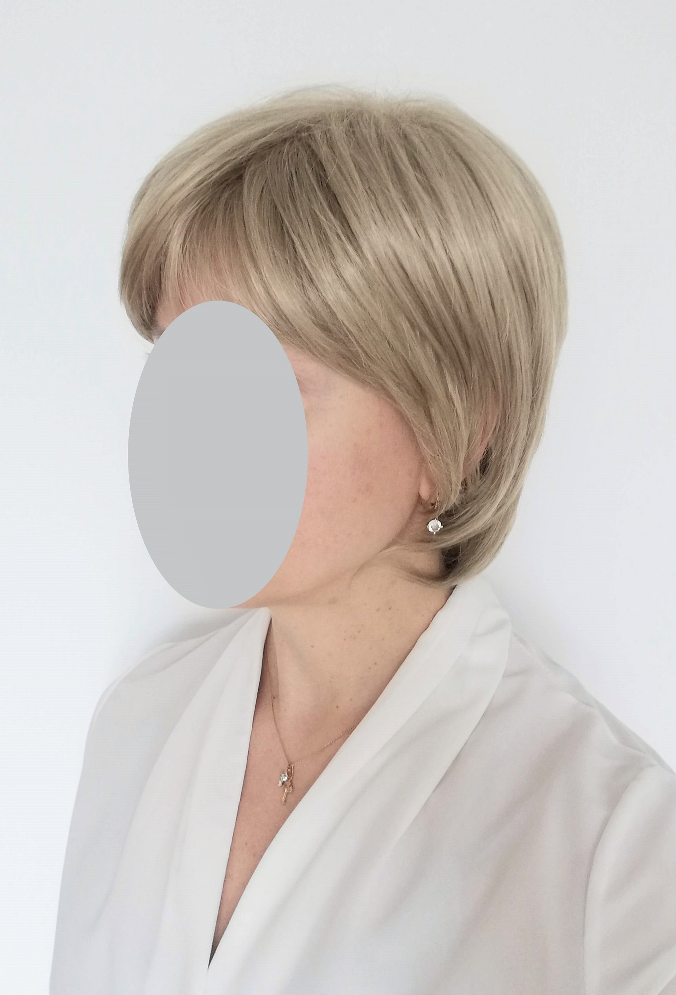 Perukas Nr. 24 trumpų plaukų, natūrali blond spalva