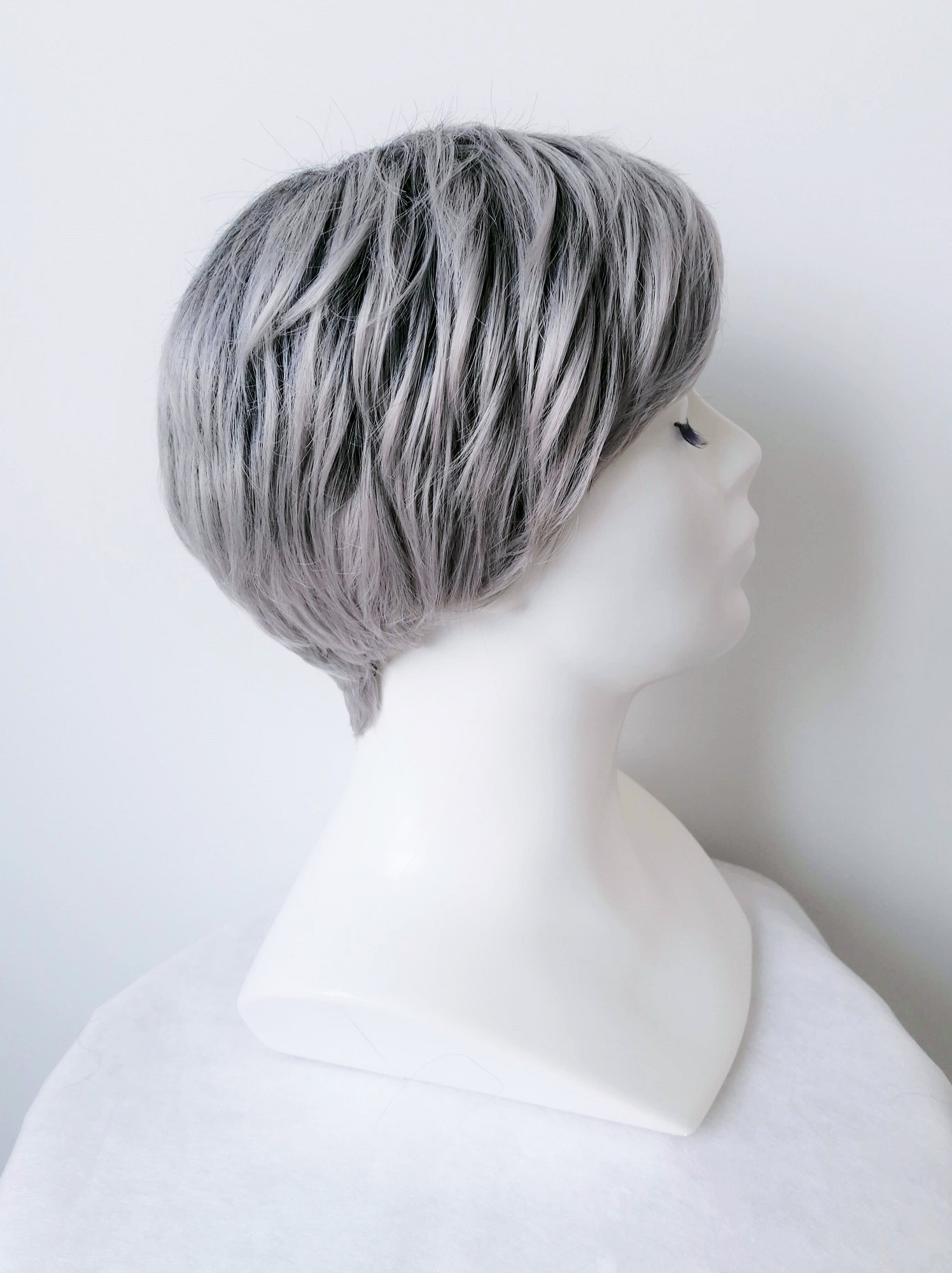 Žilų plaukų perukas Nr. 335