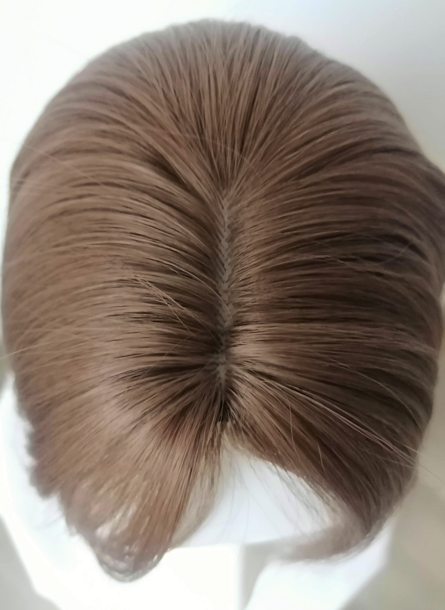 Perukas Nr. D119(3) rudas su trumpesniais šonais, ilgis 40cm