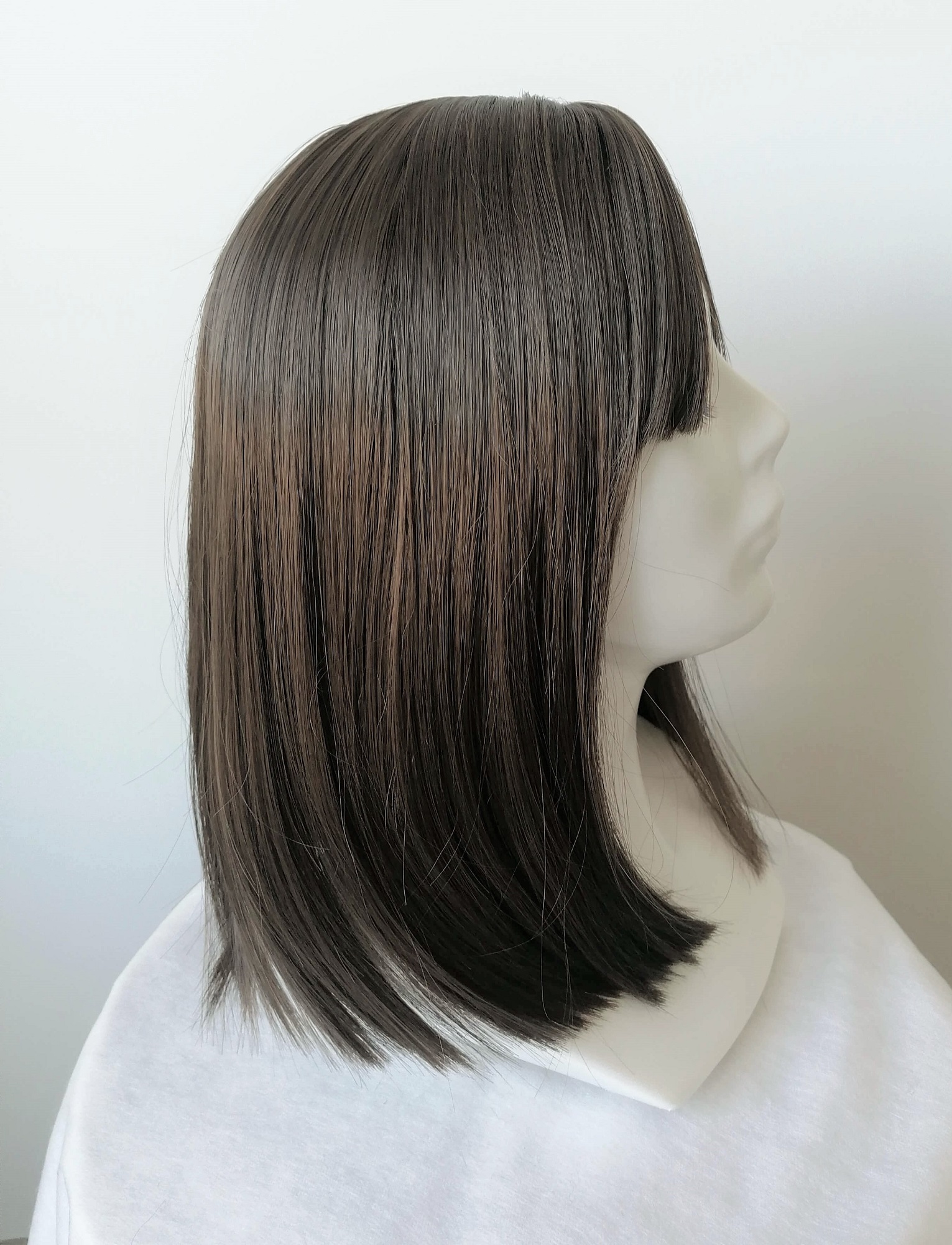 Perukas Nr. 1148(1) tamsiai rudas, ilgis 40cm