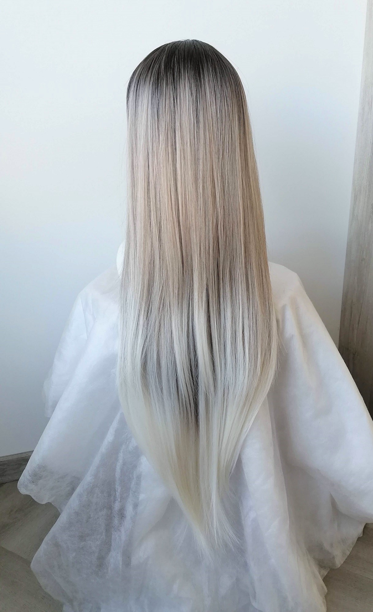Perukas Nr. 9162(2) natūrali blond ombre spalva, ilgis 80cm