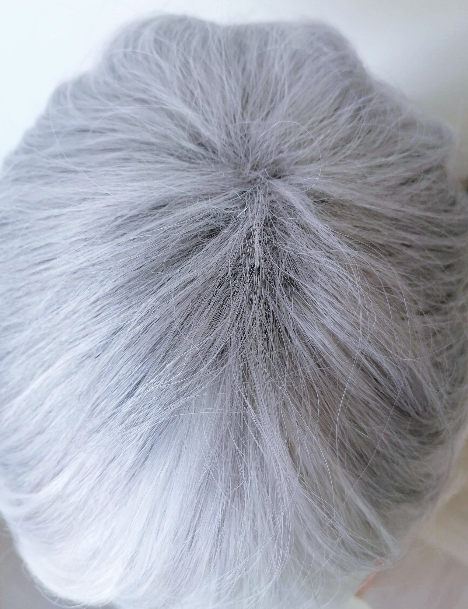 Žilų plaukų perukas Nr. 225, šviesintas prekis