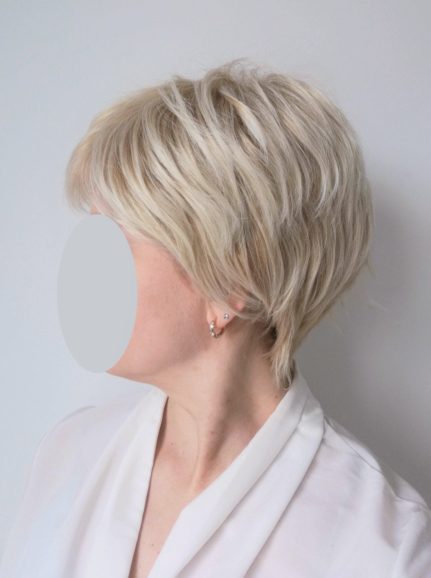 Perukas Nr. HJY trumpų plaukų, blond spalva