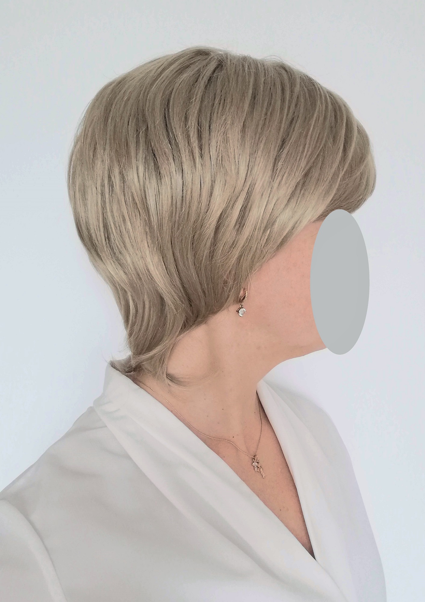 Perukas Nr. 24 trumpų plaukų, natūrali blond spalva