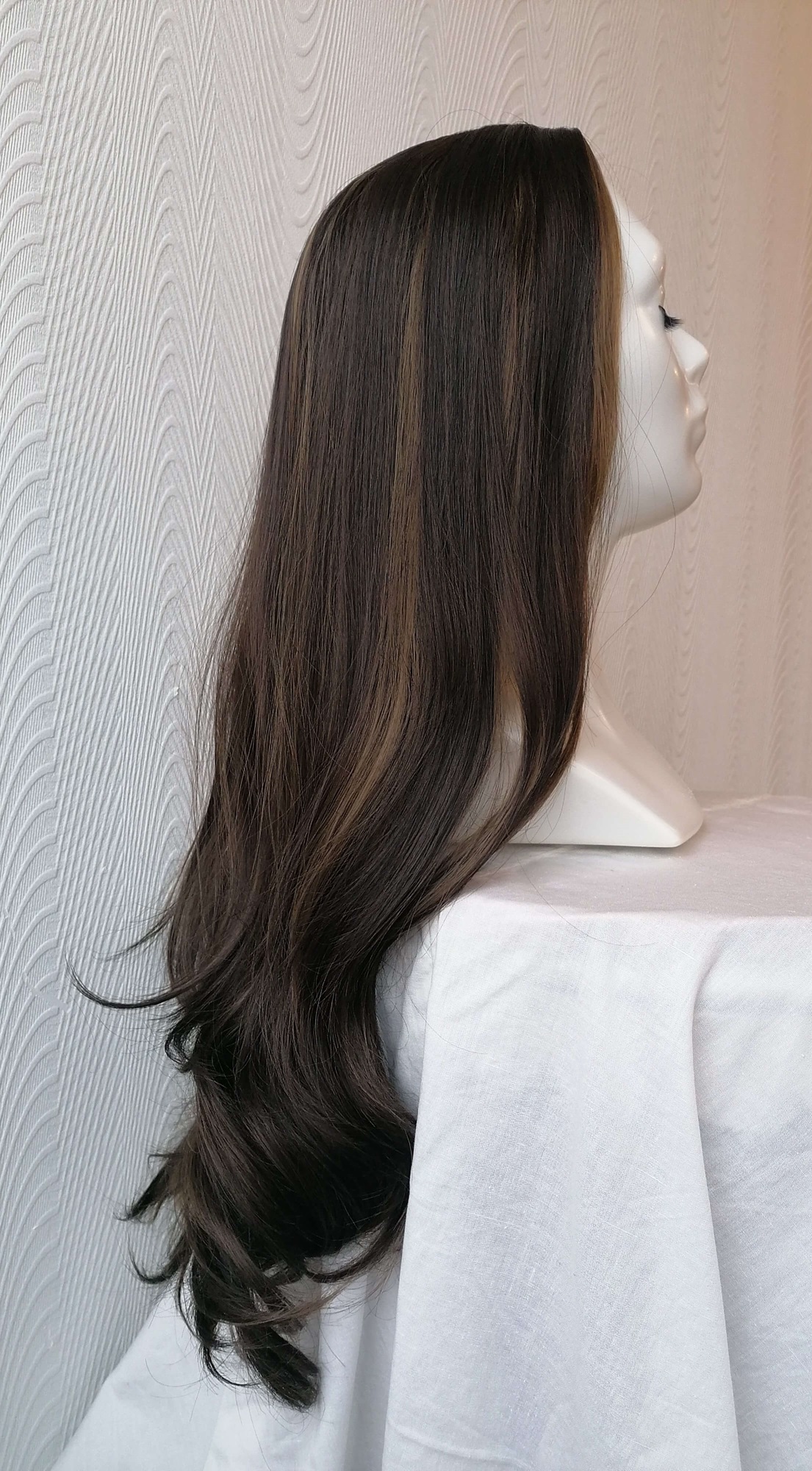 Perukas Nr. 5125(1) rudas, sruogos priekyje, ilgis 70cm