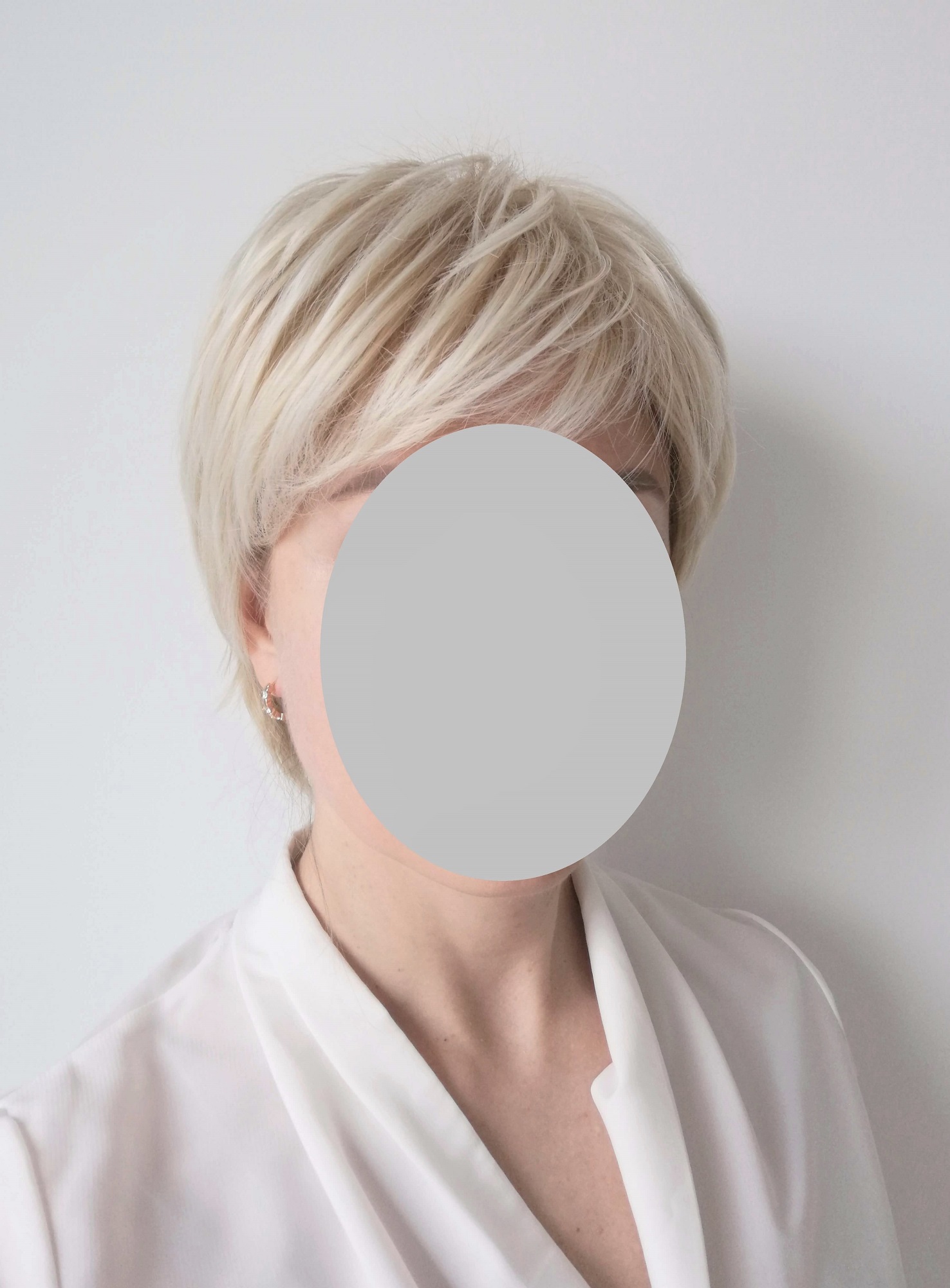 Perukas Nr. HJY trumpų plaukų, blond spalva