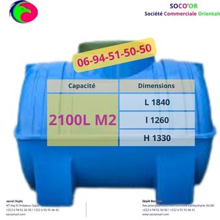 2100 M2 Litres Horizontale