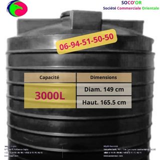 3000 Litres