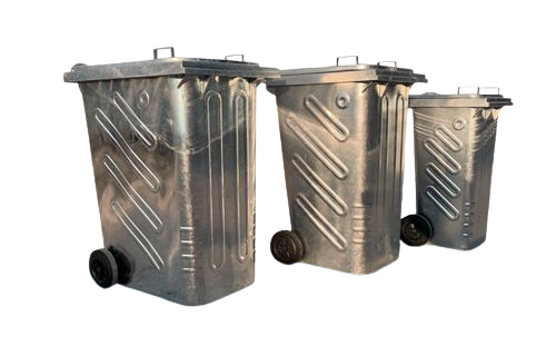 Poubelle Métallique Galvanisée 120 Litres