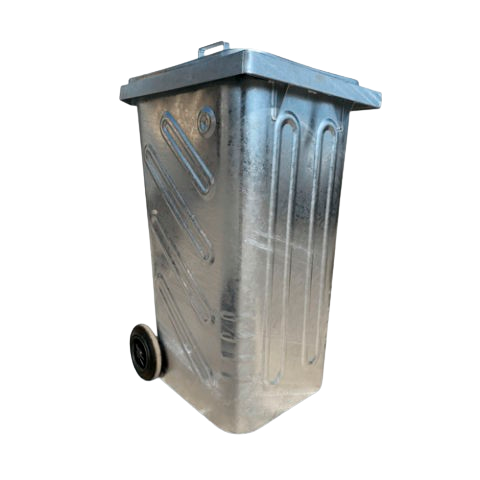 Poubelle Métallique Galvanisée 360 Litres