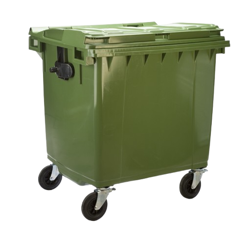 Poubelle Plastique 1100 L – Conteneur de collecte des déchets