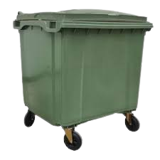 Poubelle Plastique 1100 L – Conteneur de collecte des déchets
