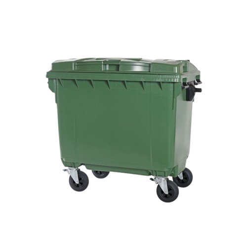 Poubelle plastique standard 660 Litres à 4 Roues – Usage Collectif