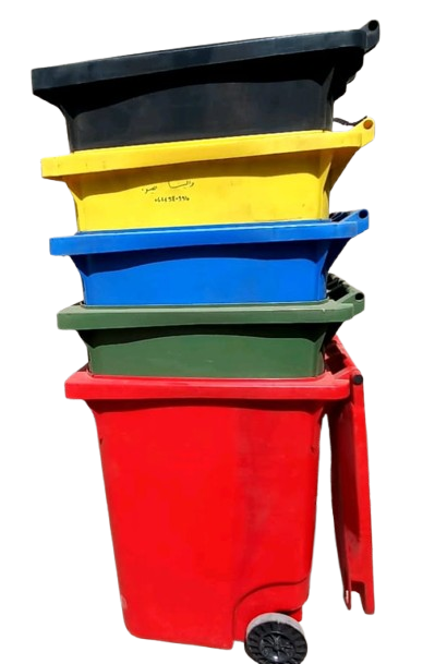 POUBELLES À PÉDALE en plastique d’Europe 360 L – Qualité Supérieure