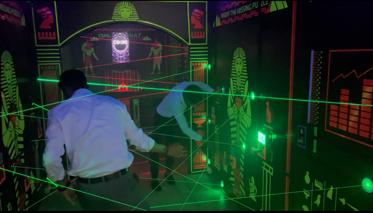 Trampoline + Adventure + Laser Spy