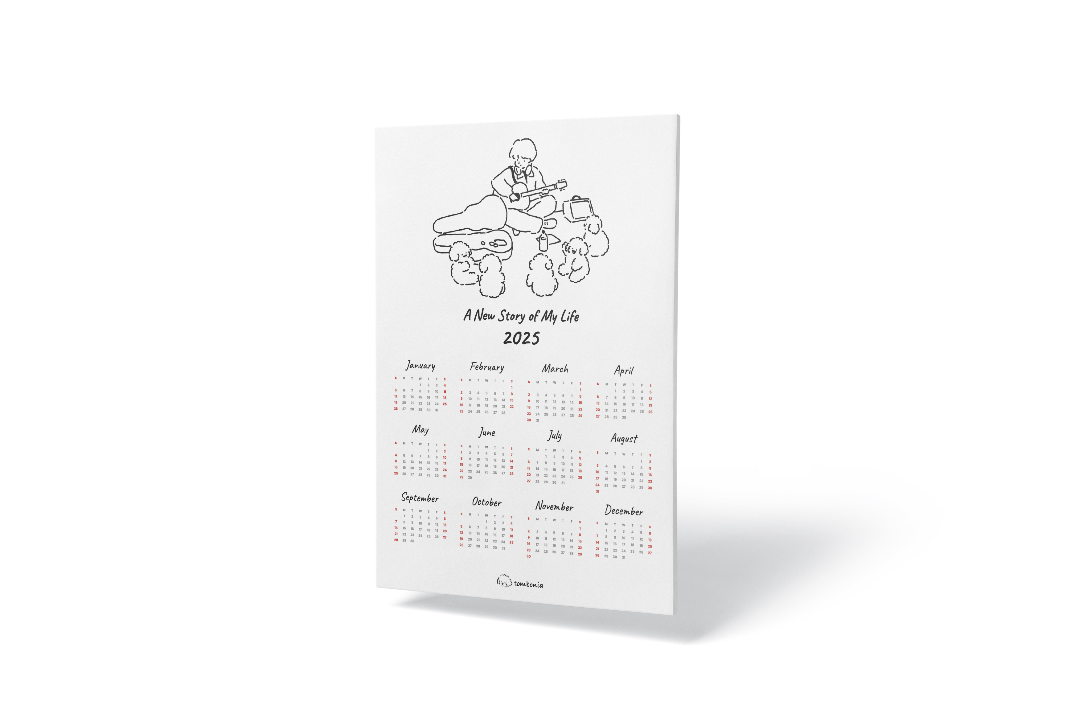 2025 Tombonia 年曆