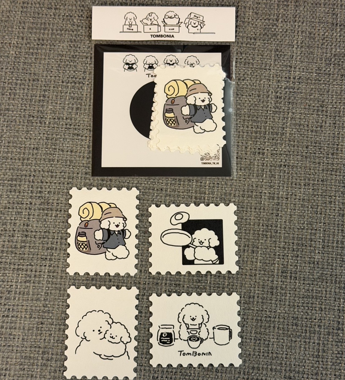 🐶 Muck 郵票貼紙