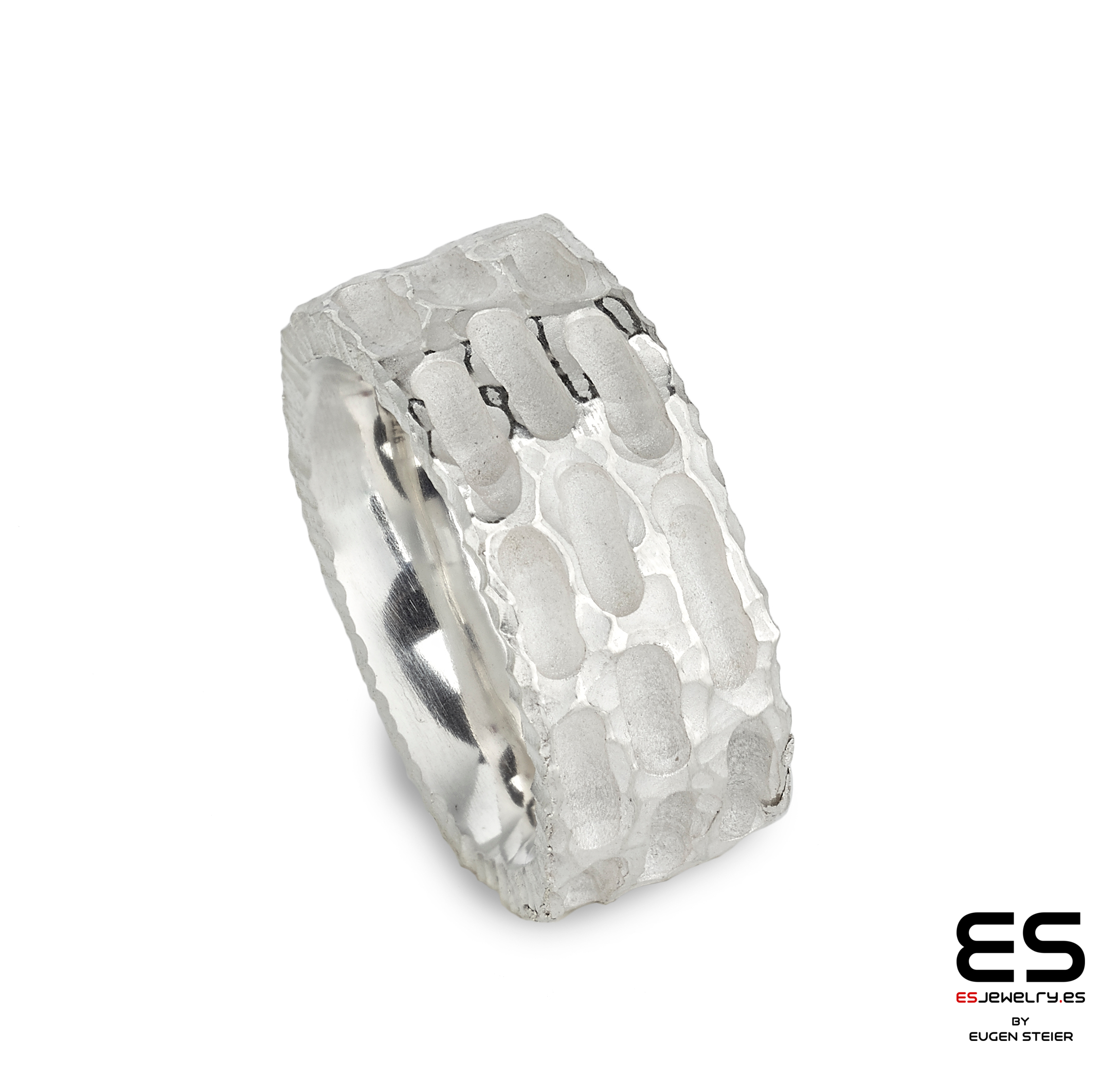 Heavy Textured Silver Ring