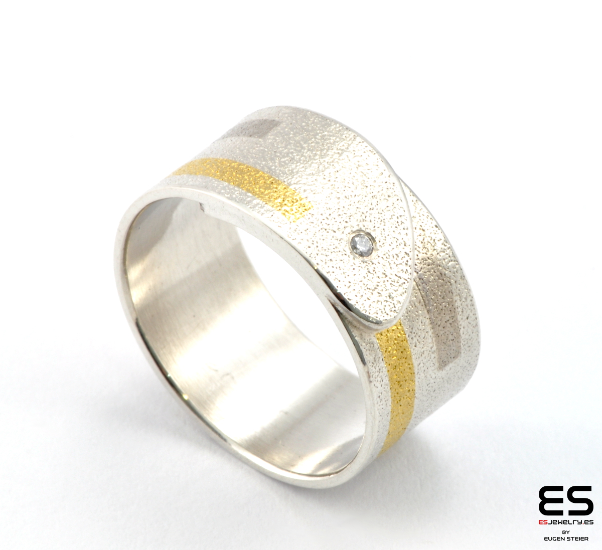 Silver and Gold Ring