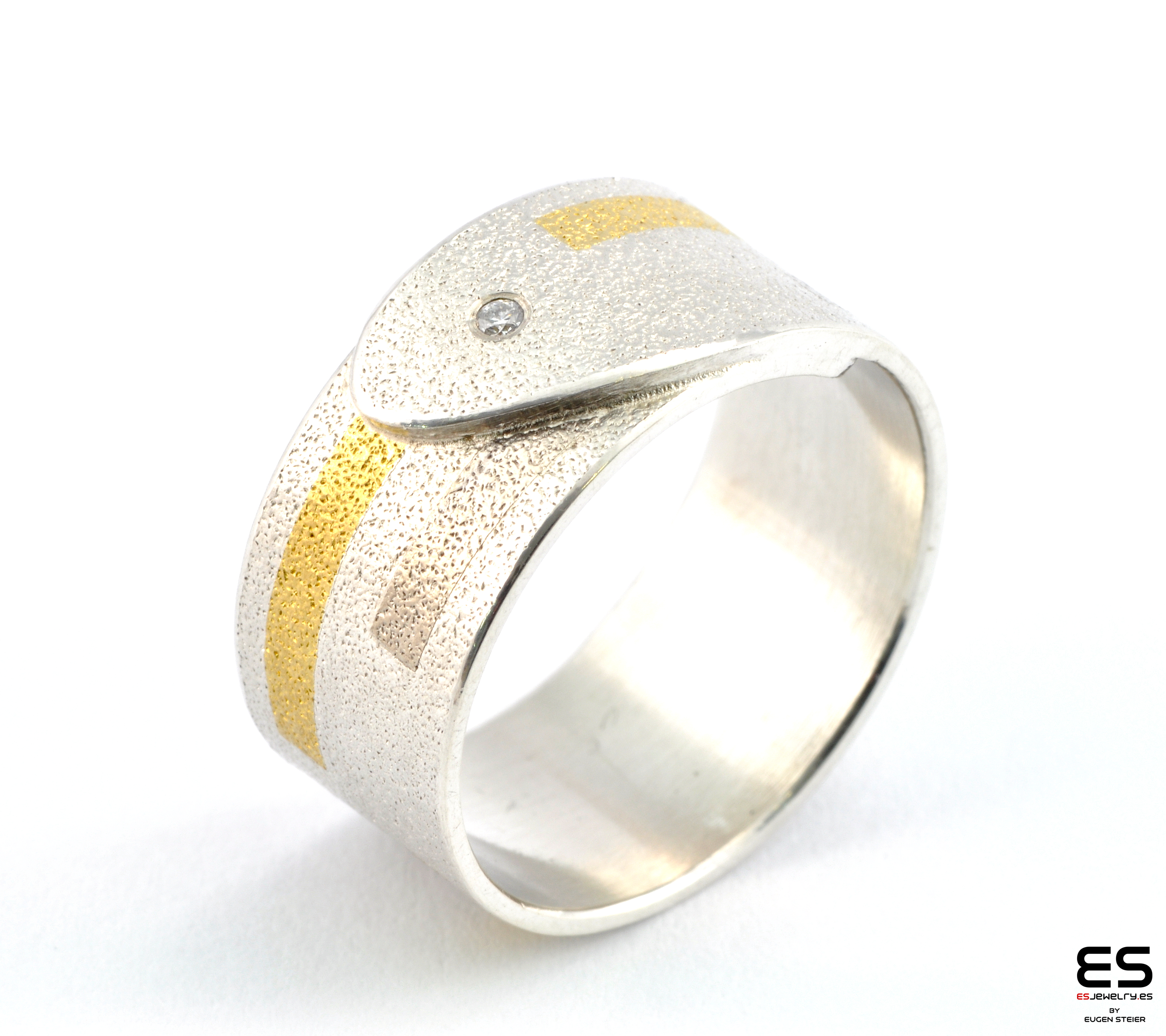 Silver and Gold Ring