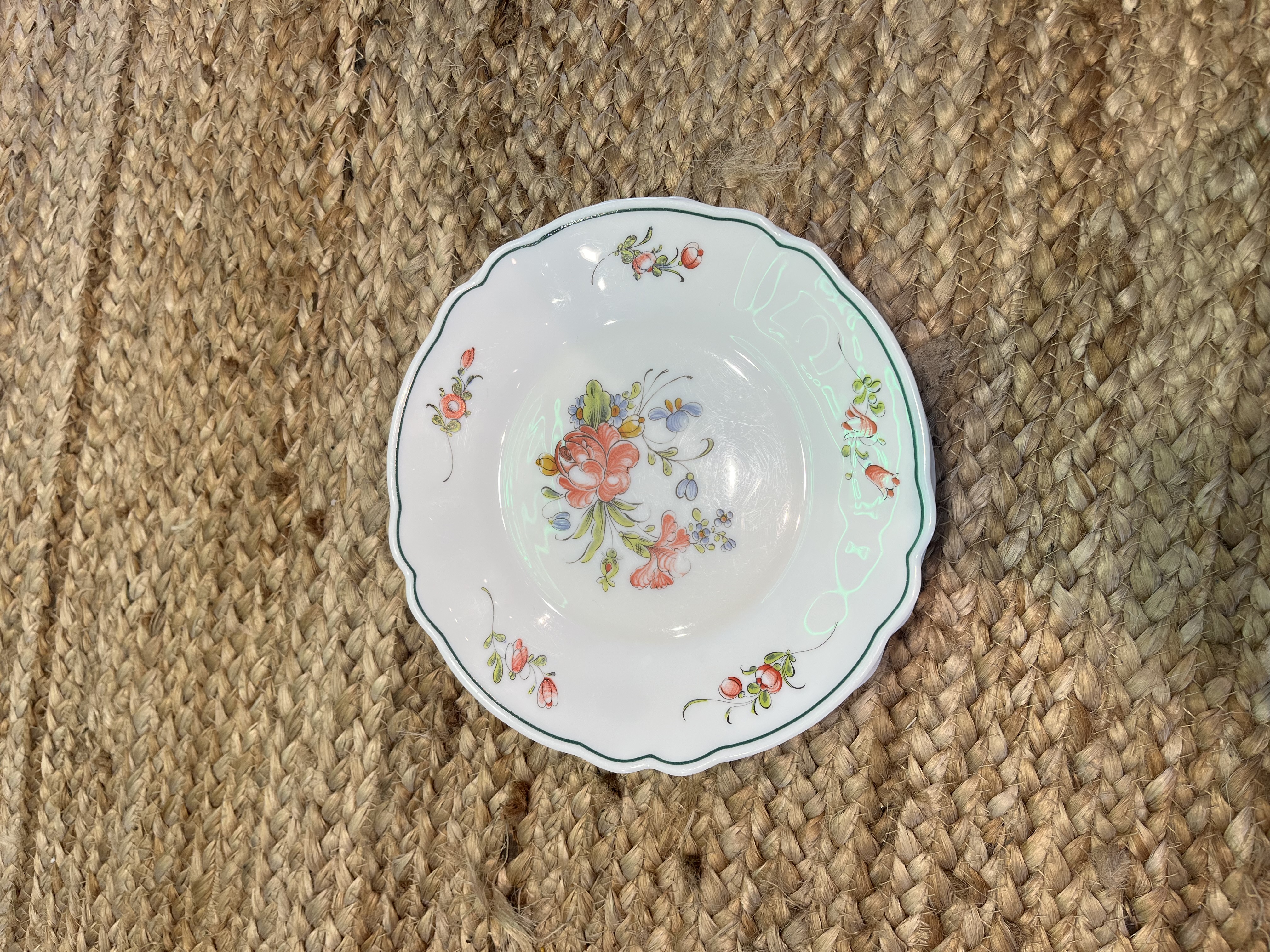 Assiettes fleurs