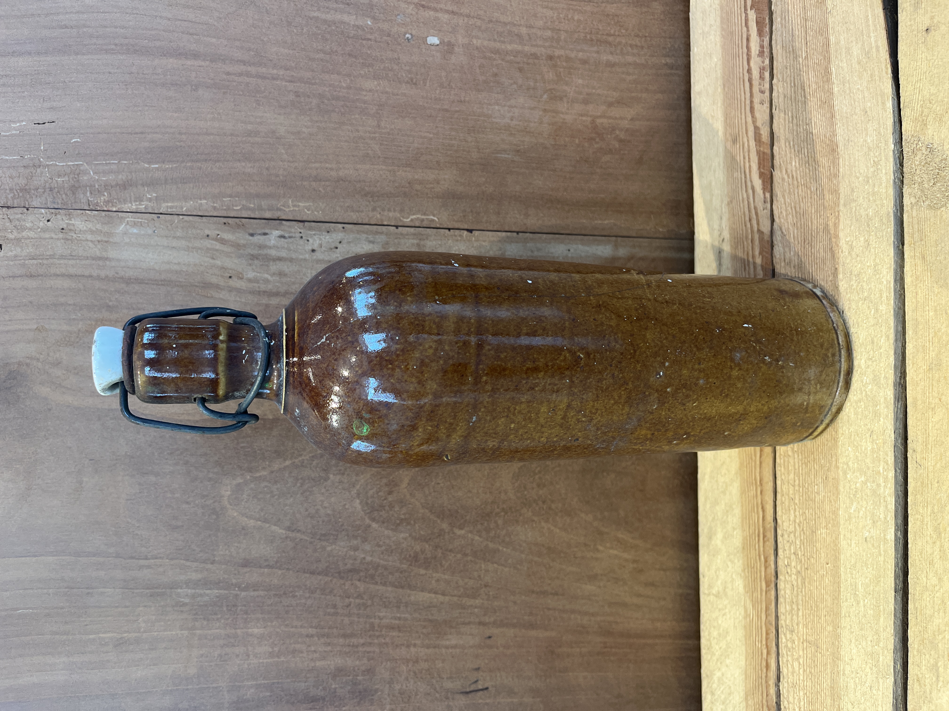 Bouteille en Grès Marron
