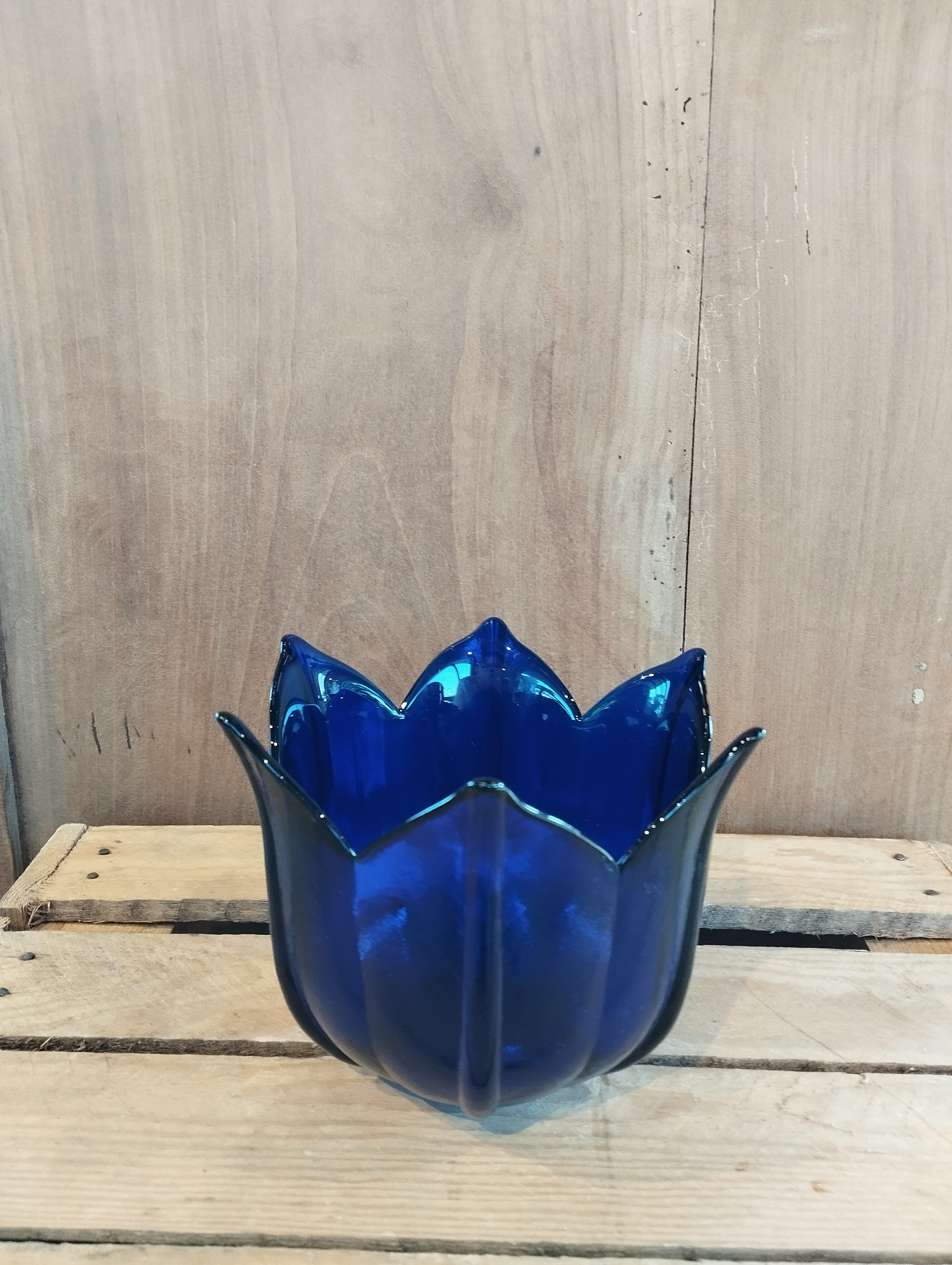 Vase Tulipe Bleu