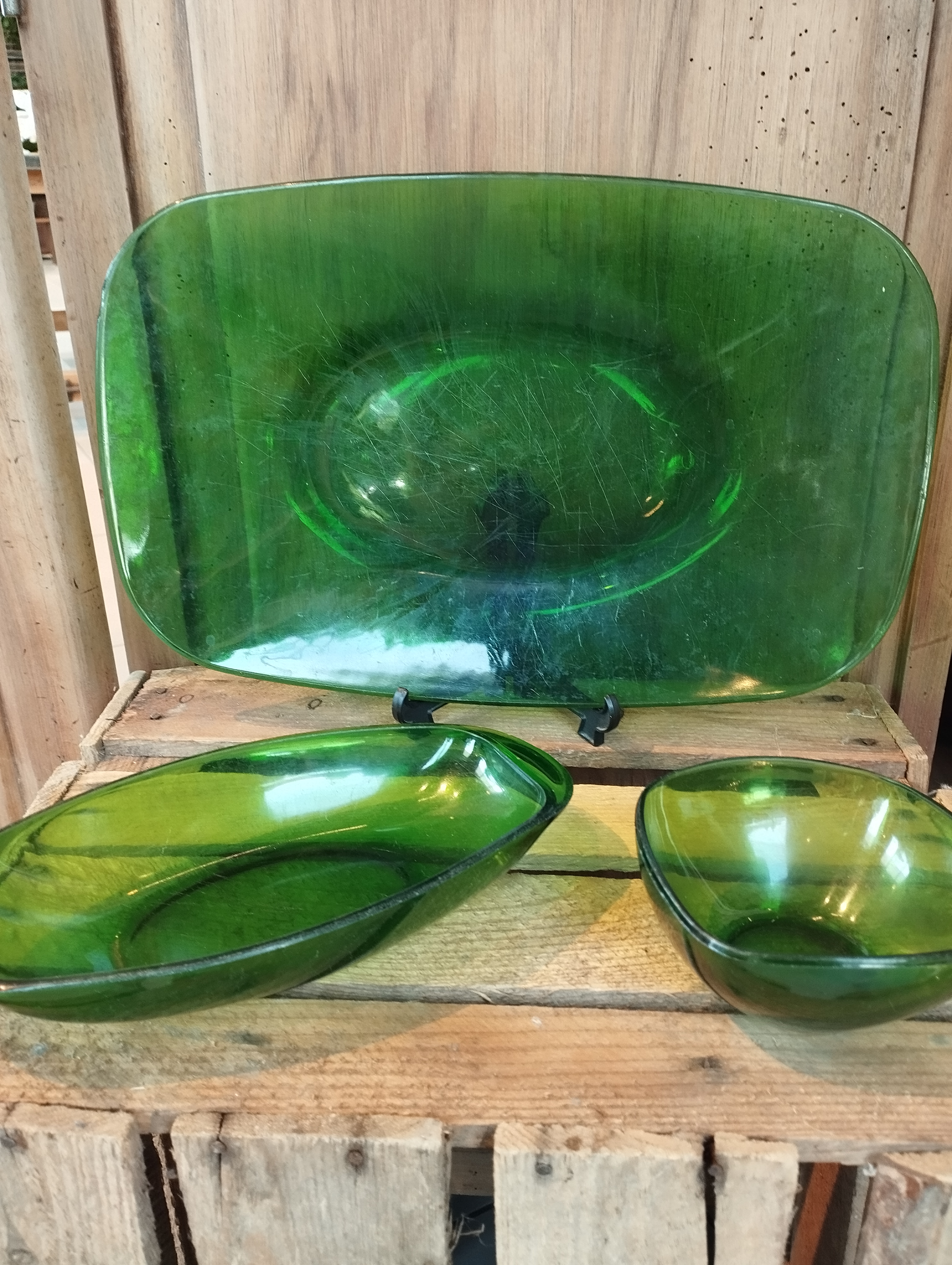 Ensemble de Plats Verts