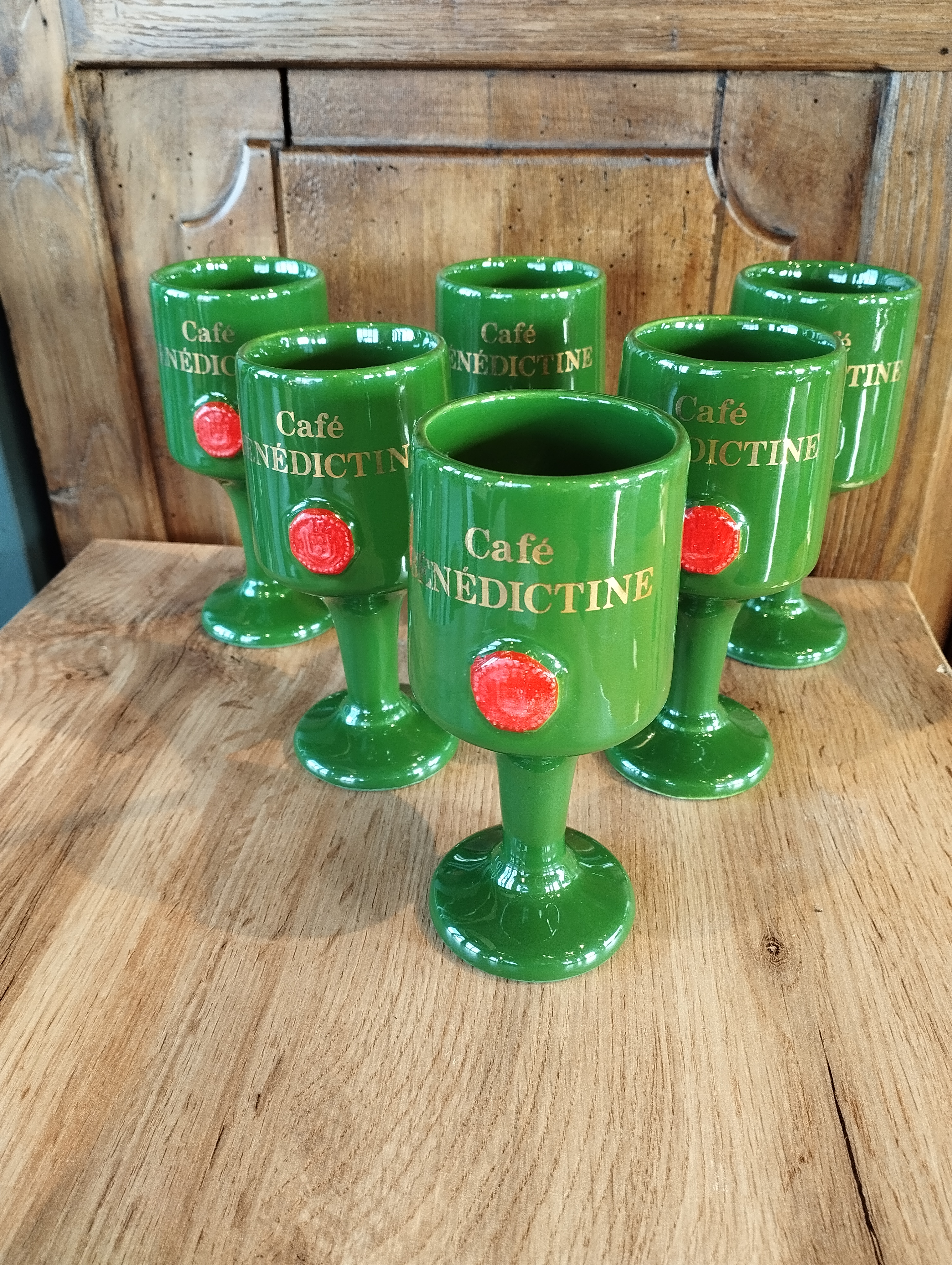 Lot de 6 Tasses Bénédictine