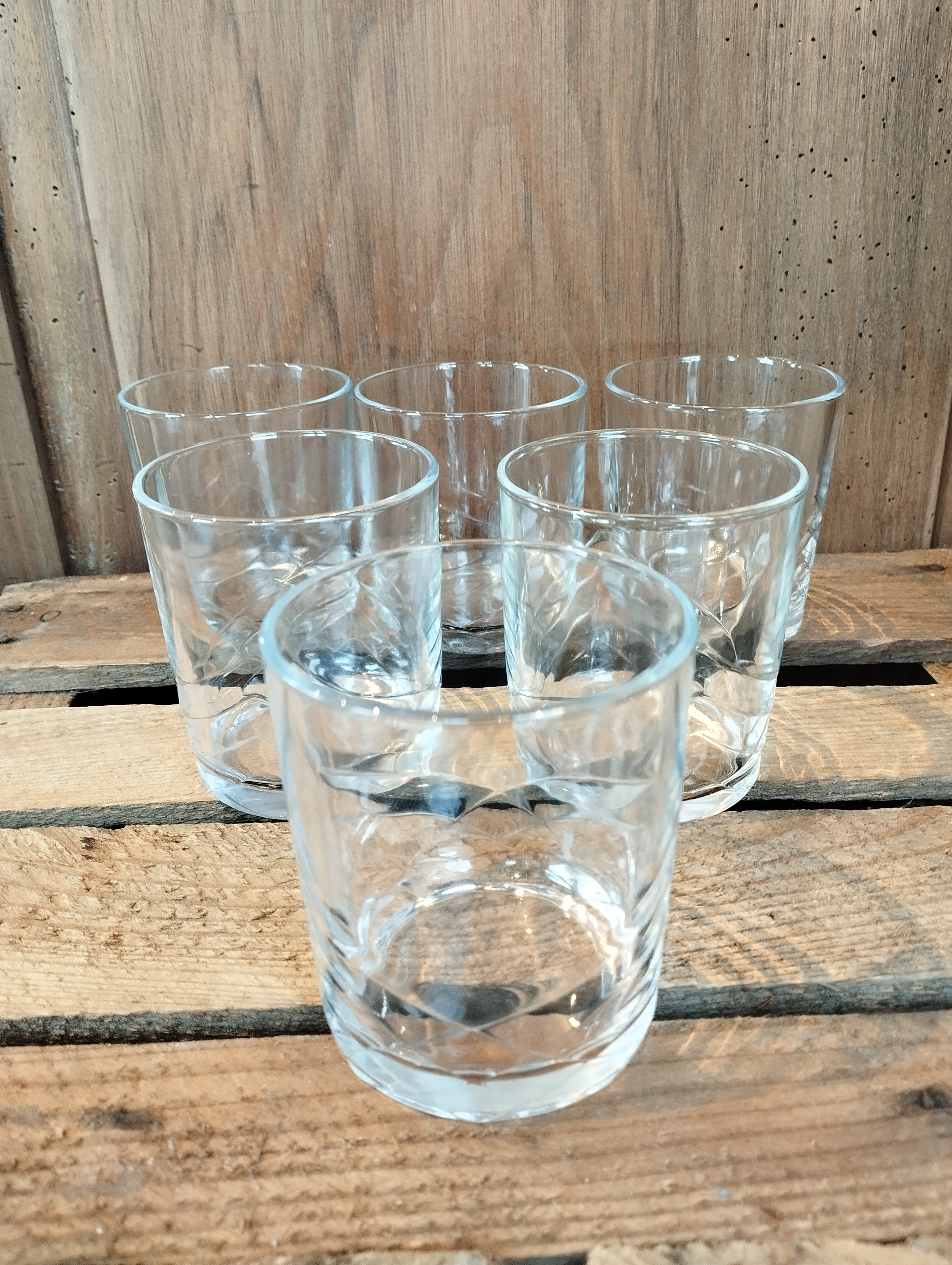 Lot 6 Verres à Eau 