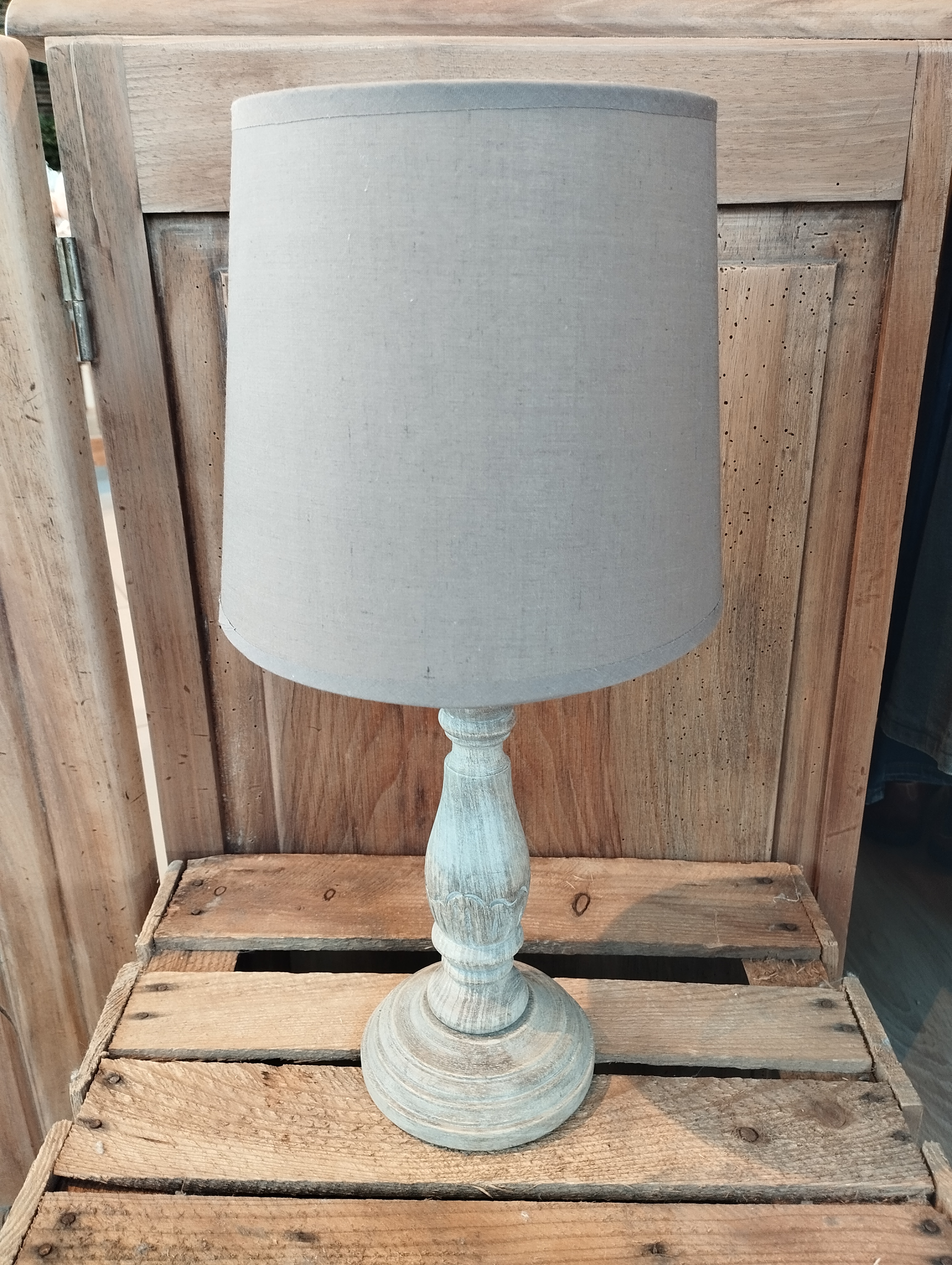 Lampe de Chevet en Bois