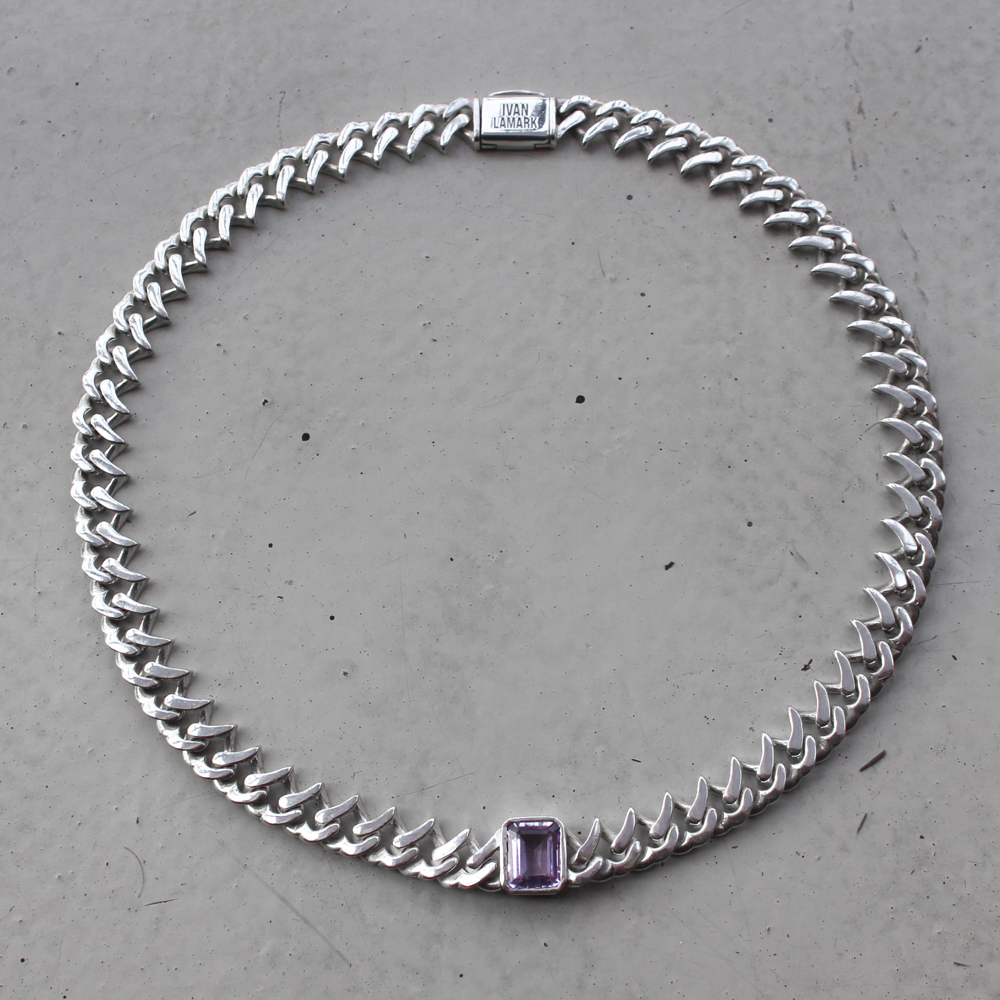 CORAZONES COLLAR CON AMATISTA