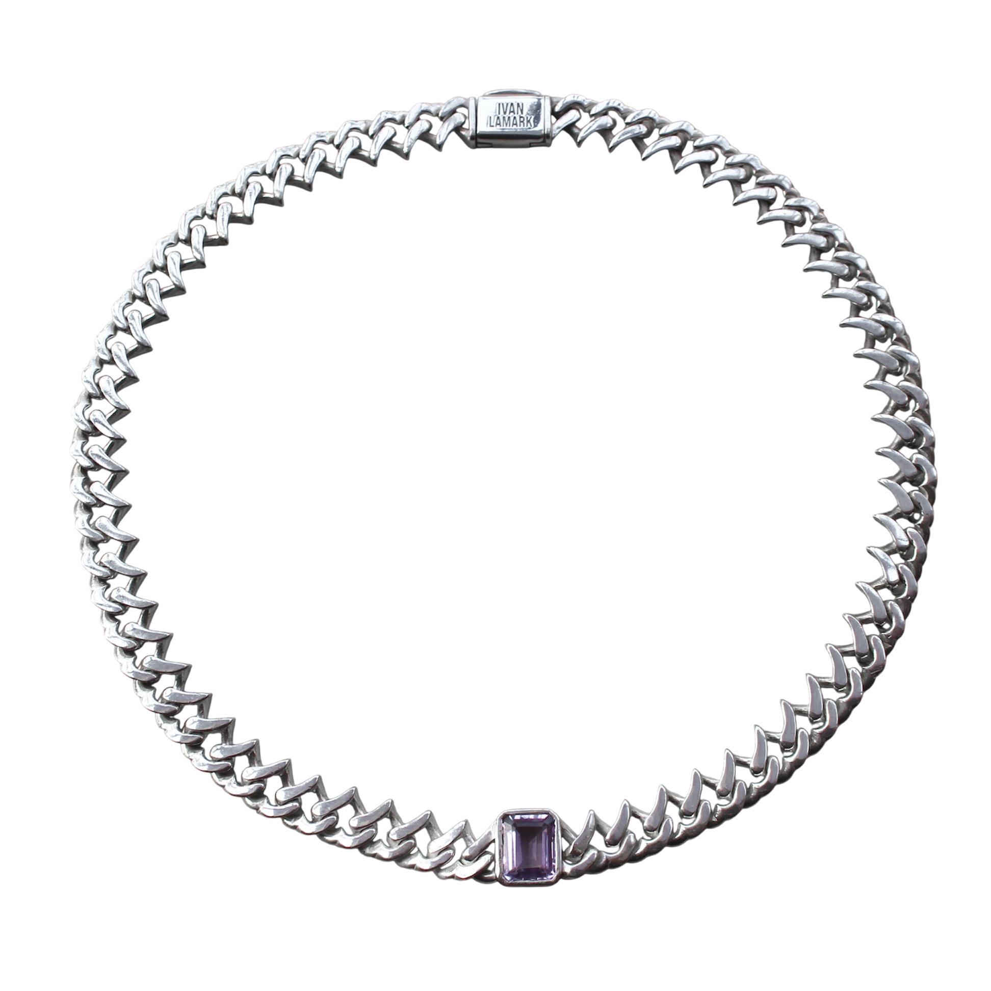 CORAZONES COLLAR CON AMATISTA