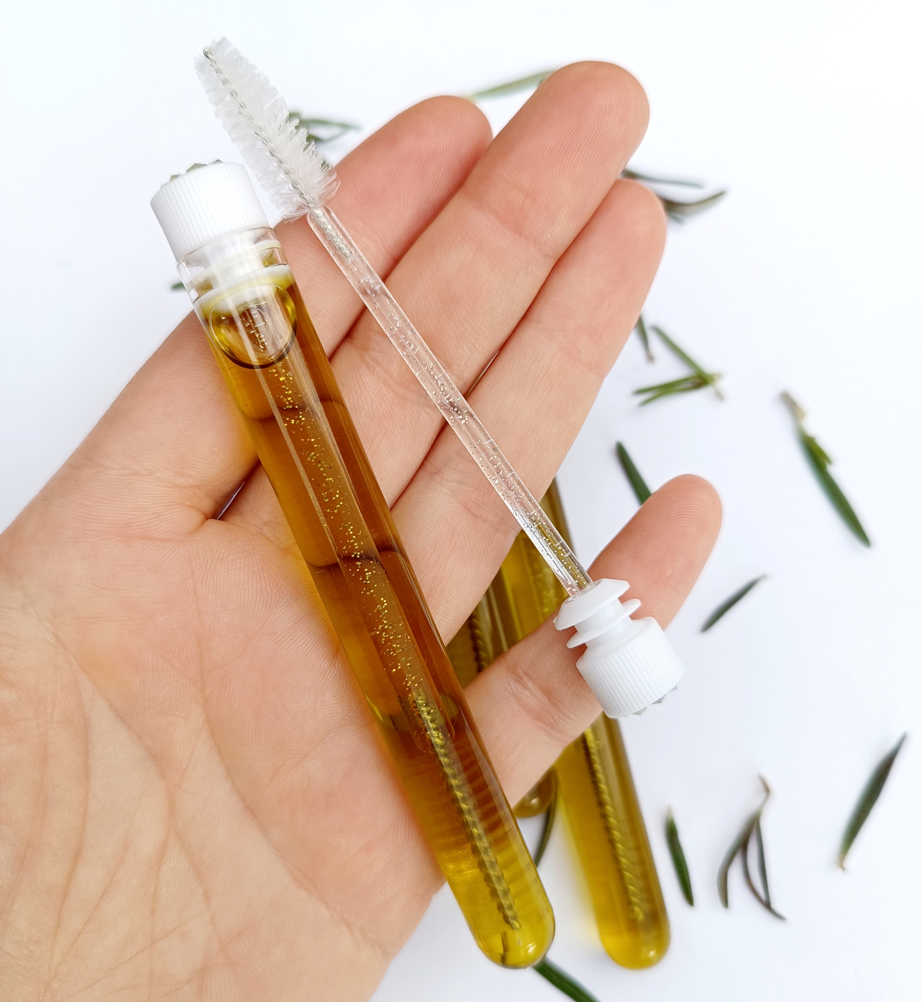 Antakių augimą skatinantis natūralus aliejus || 5ml su tušo šepetėlio aplikatoriumi