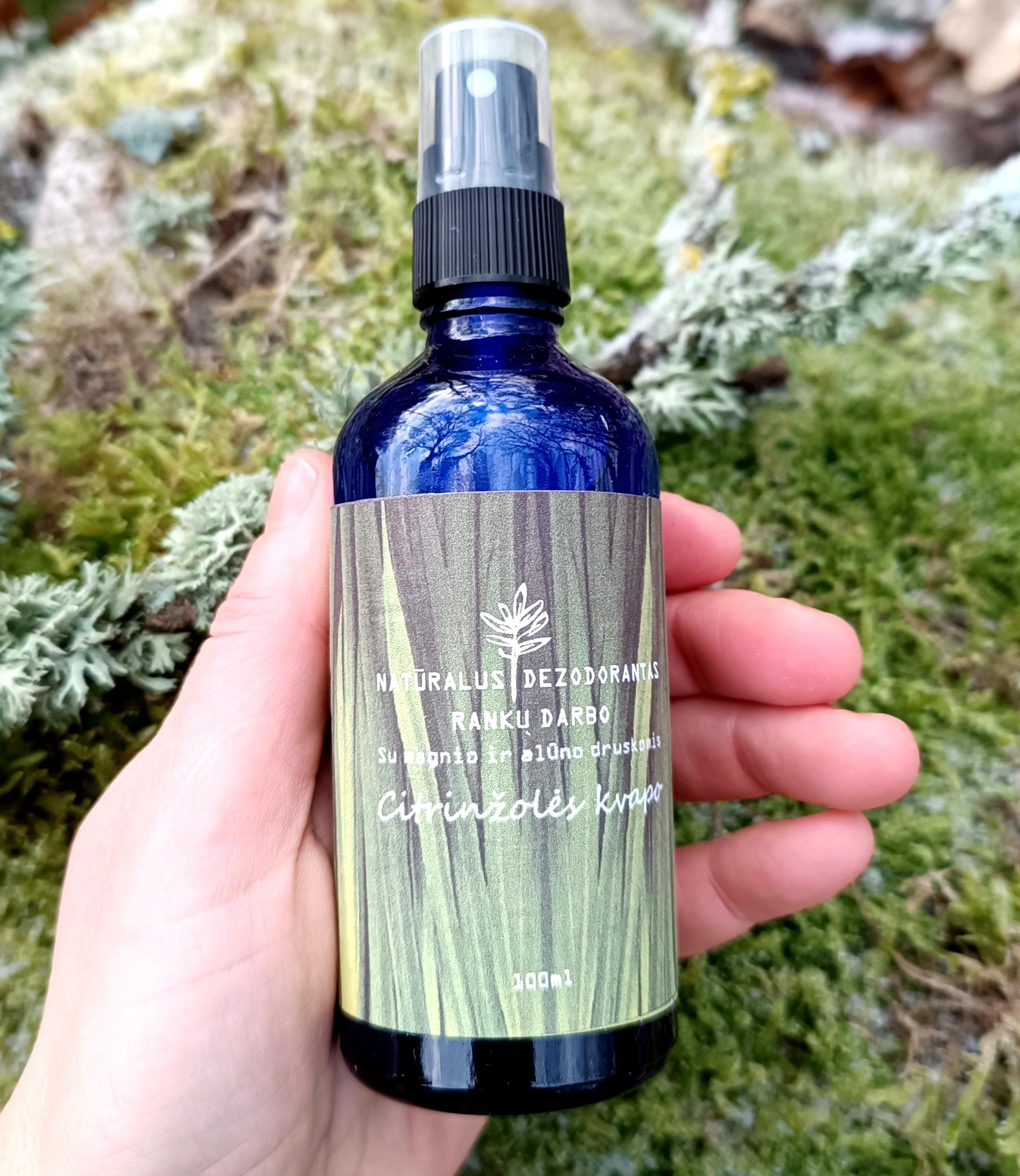 PURŠKIAMI natūralūs dezodorantai 100ml || Su alūno druska, augaliniu glicerinu || 19 skirtingų kvapų