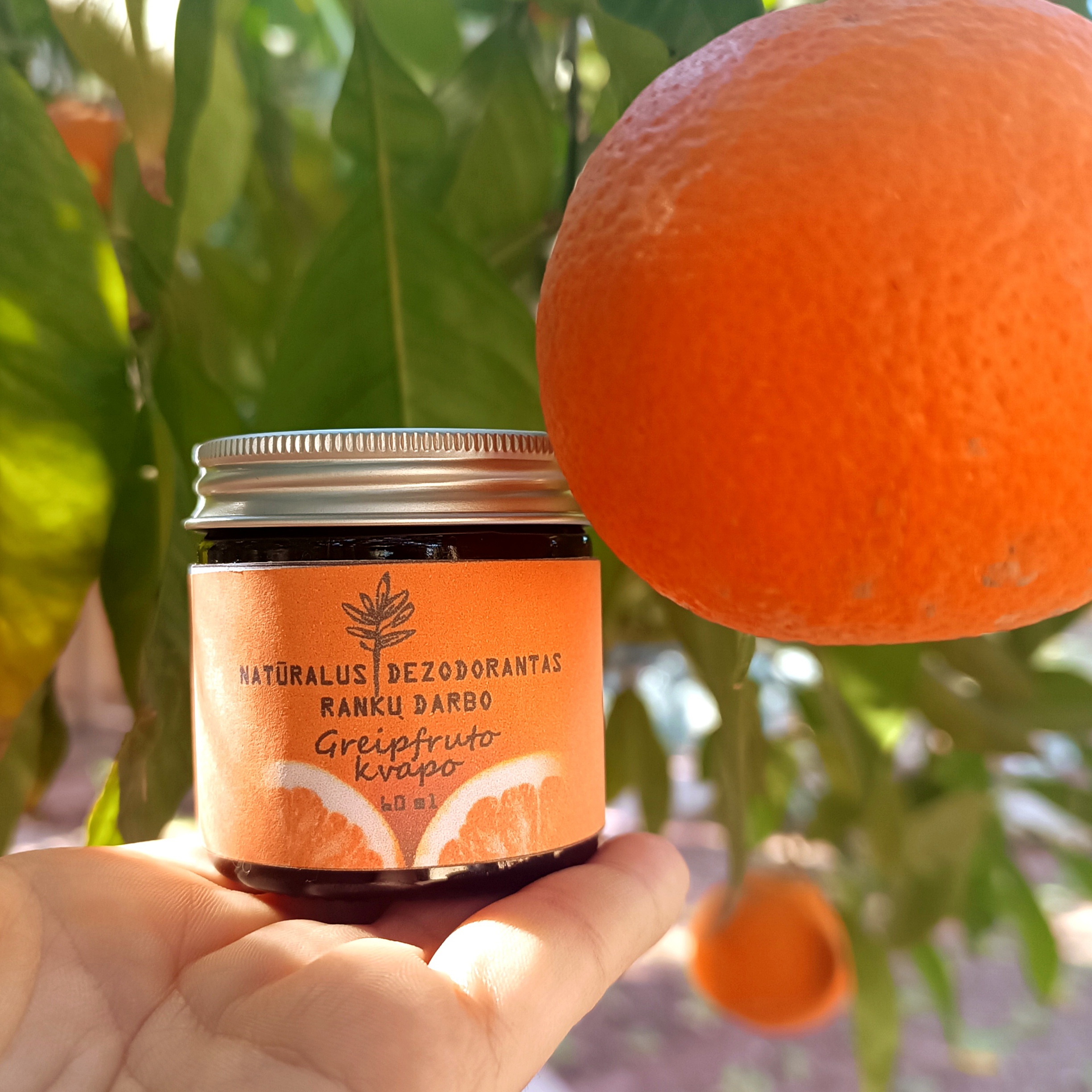 Tepamas natūralus dezodorantas || Greipfrutas