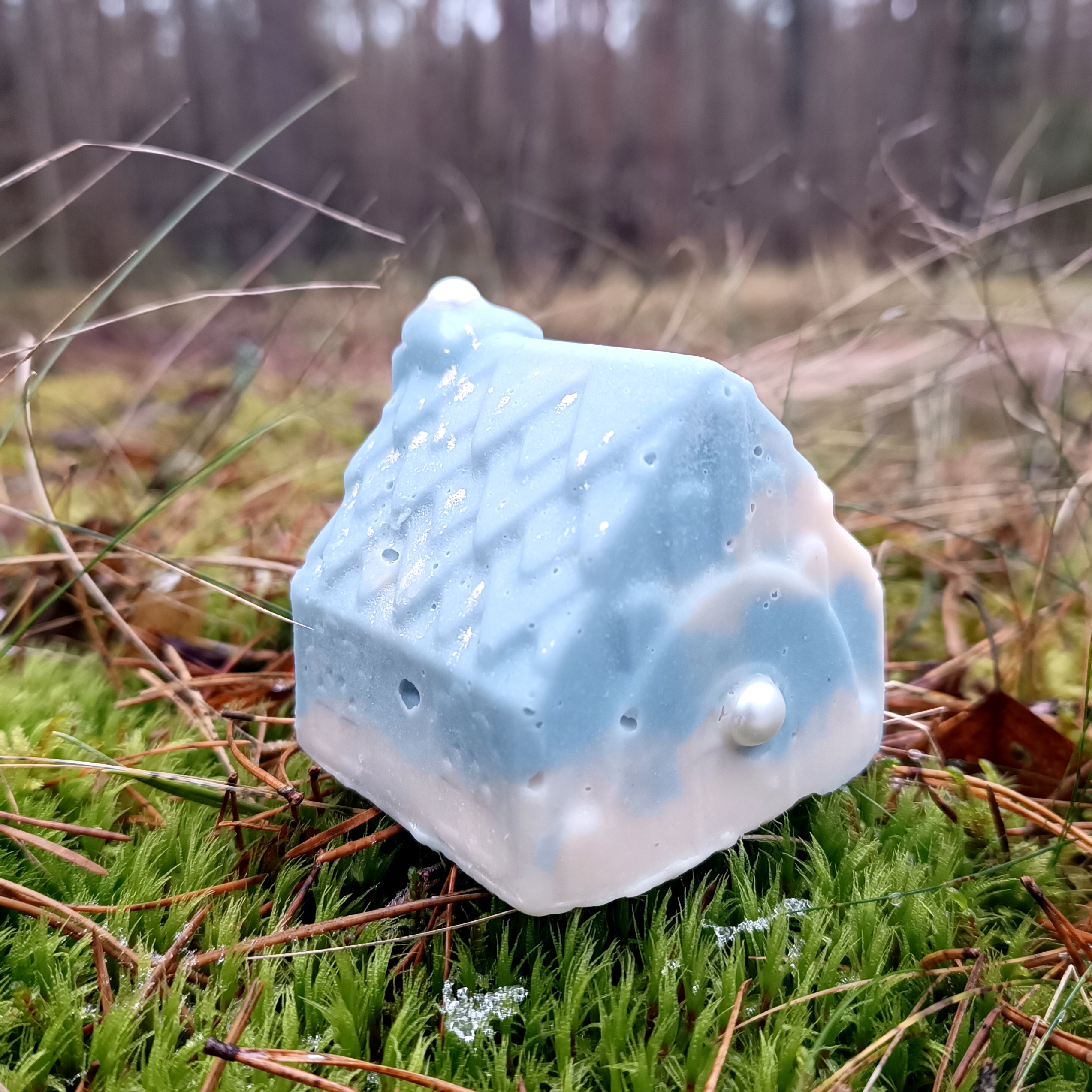 Muilas "Žiemužėlė" ❄️ ir "Snaigių valsas" || Trobelės ir eglutės su moliais || Be dažiklių, su eteriniais aliejais