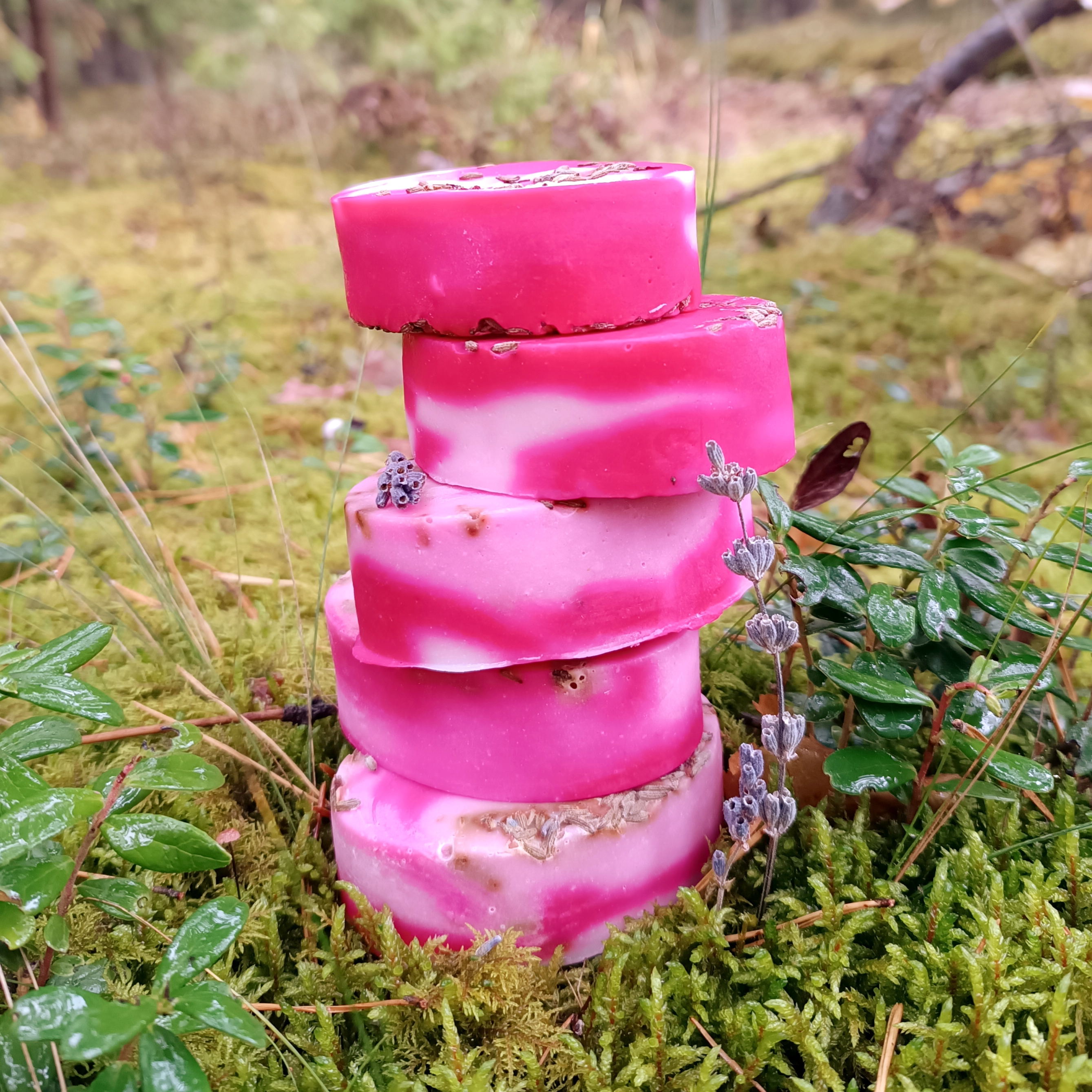 Muilas "LEVANDA"🪻su levandų aliejumi, levandų nuoviru, burokėlių milteliais || Kvepia levandomis