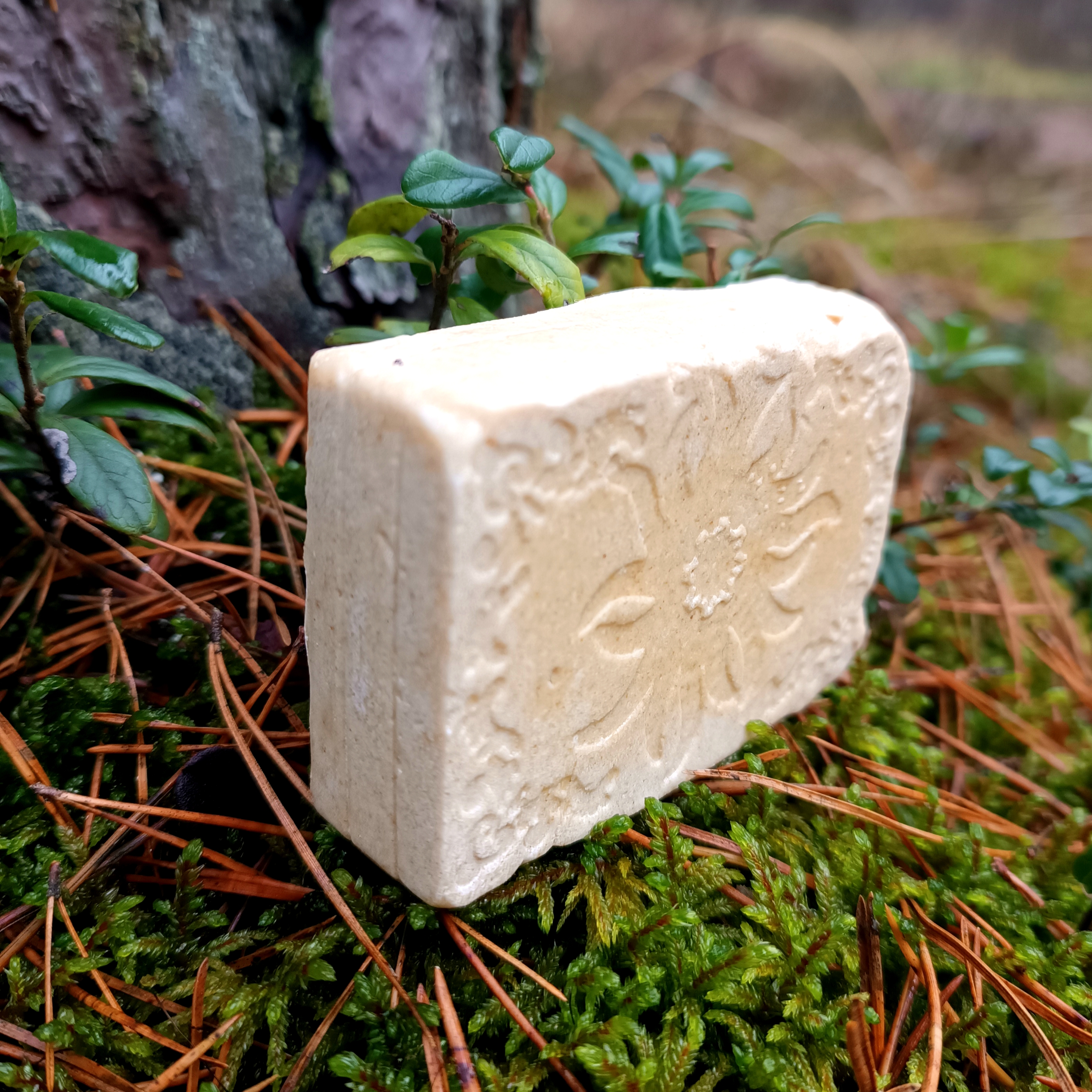 Natūralus kietas indų ploviklis "GARSTYČIA" || Kokosų aliejaus pagrindas, soda ir lietuviški garstyčių milteliai || 125g. be kvapiklių ir dažiklių