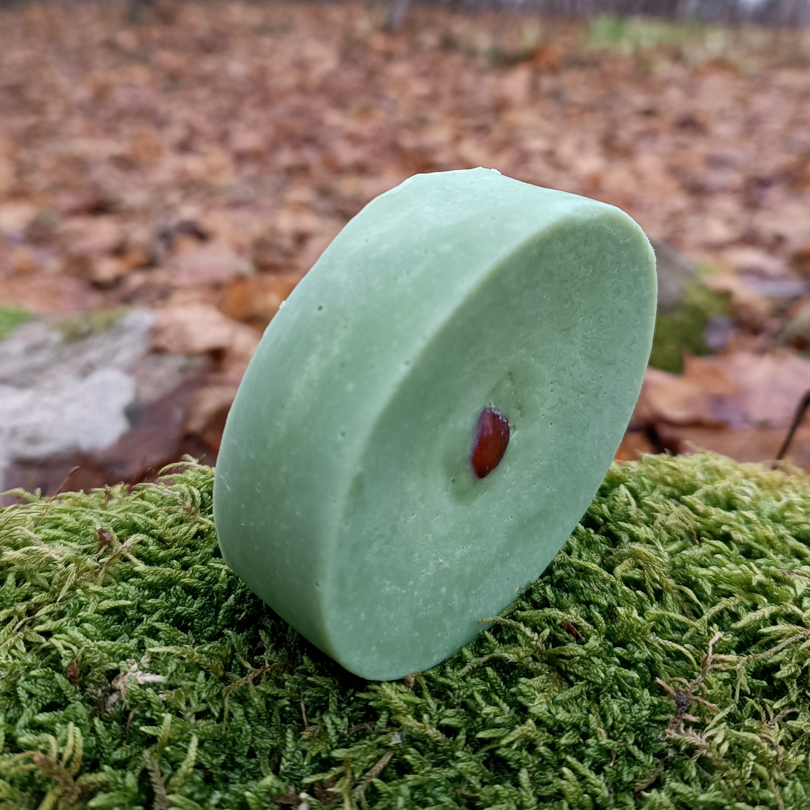 Muilas "SAMANA" su špinatais, ir jūrinės kilmės žaliu moliu || Be dažiklių, kvepia citrinžole