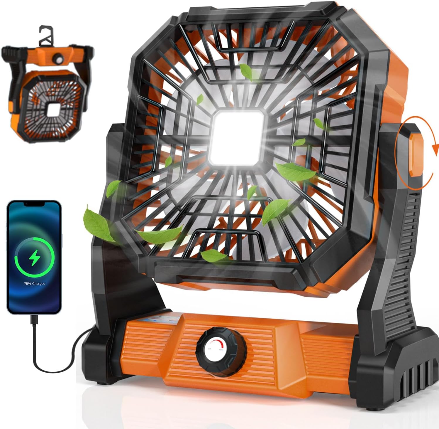 Ventilador recargable de 20000 mAh