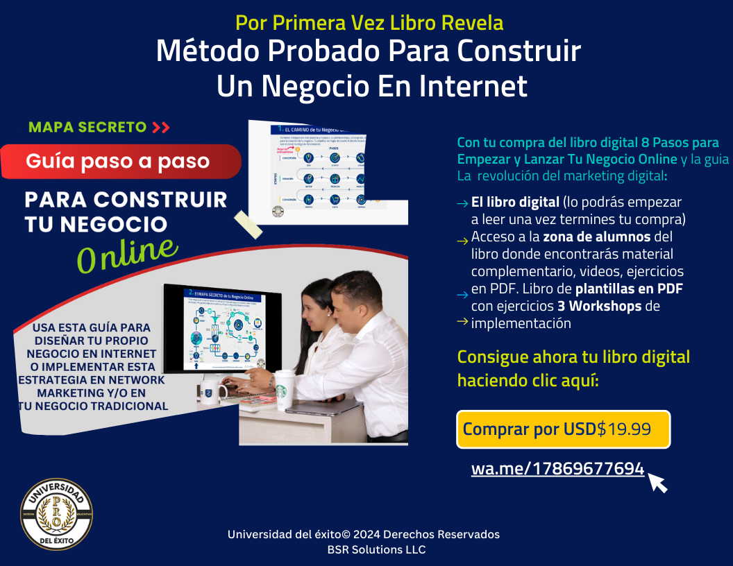 Mapa Secreto para Construir tu Negocio Online: Guía Paso a Paso