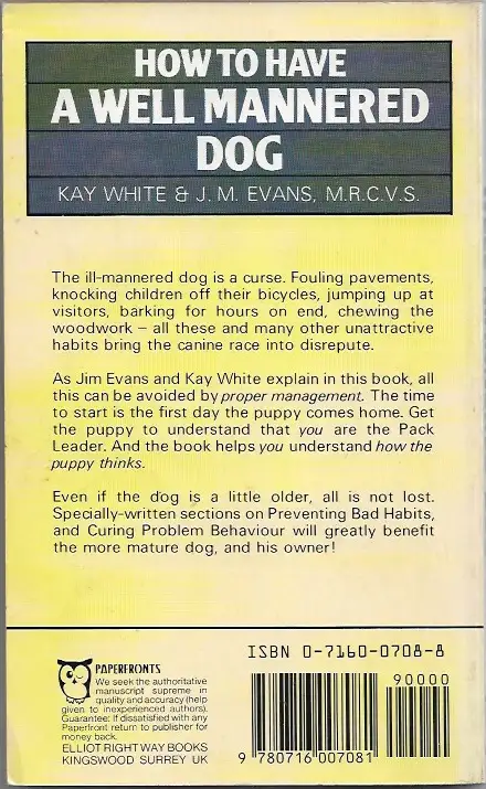 How to Have a Well Mannered Dog 