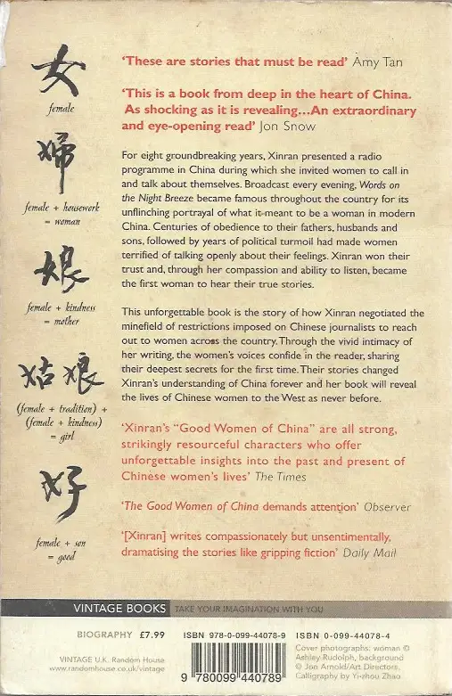 The Good Women of China: Hidden Voices