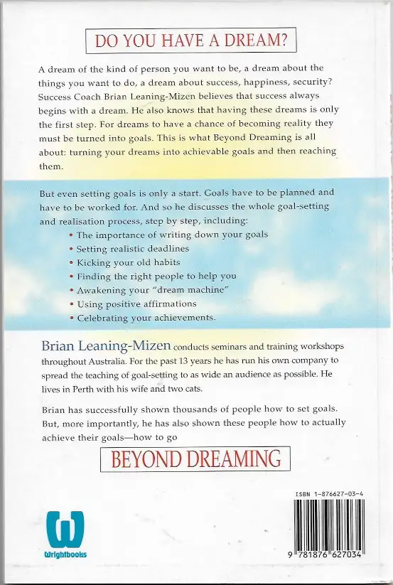 Beyond Dreaming