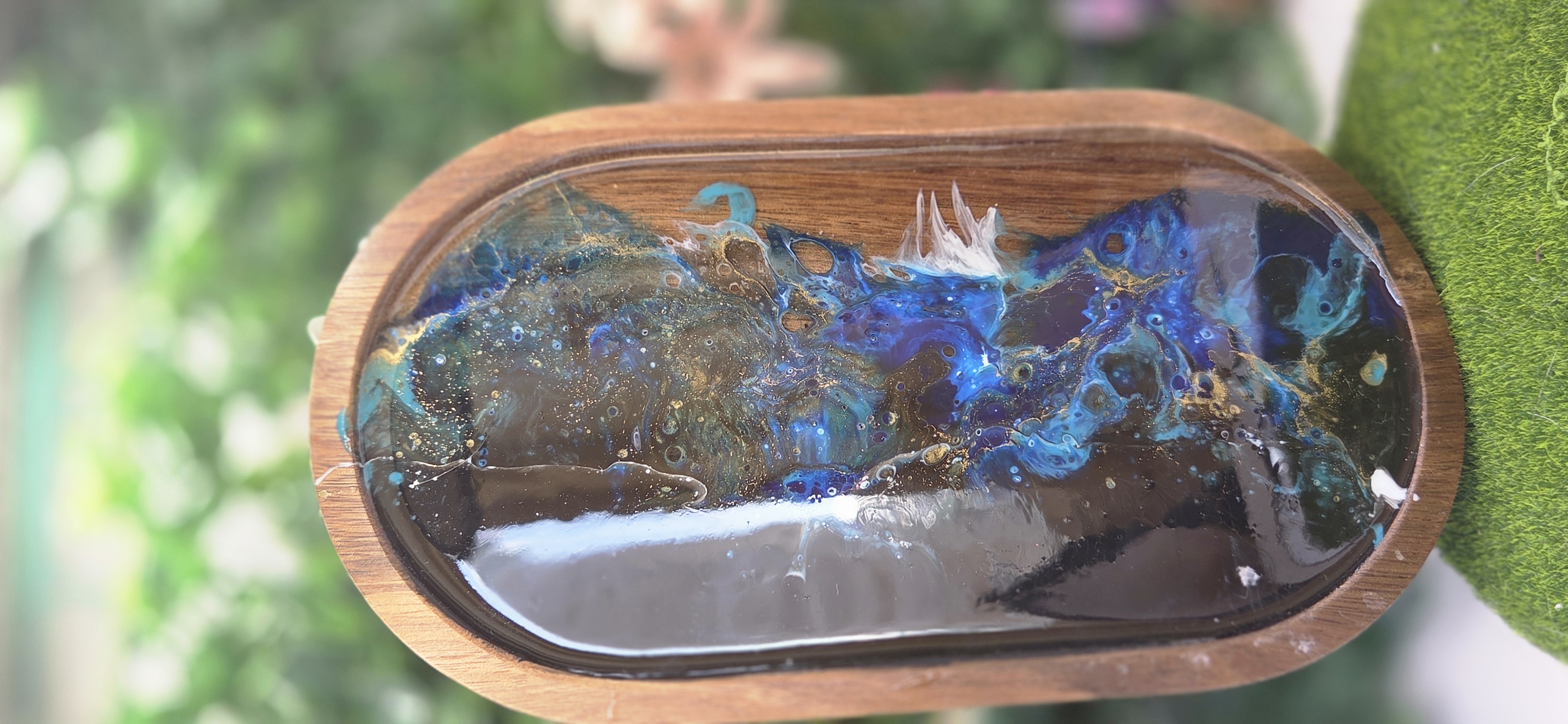 Bandeja Madera y Resina