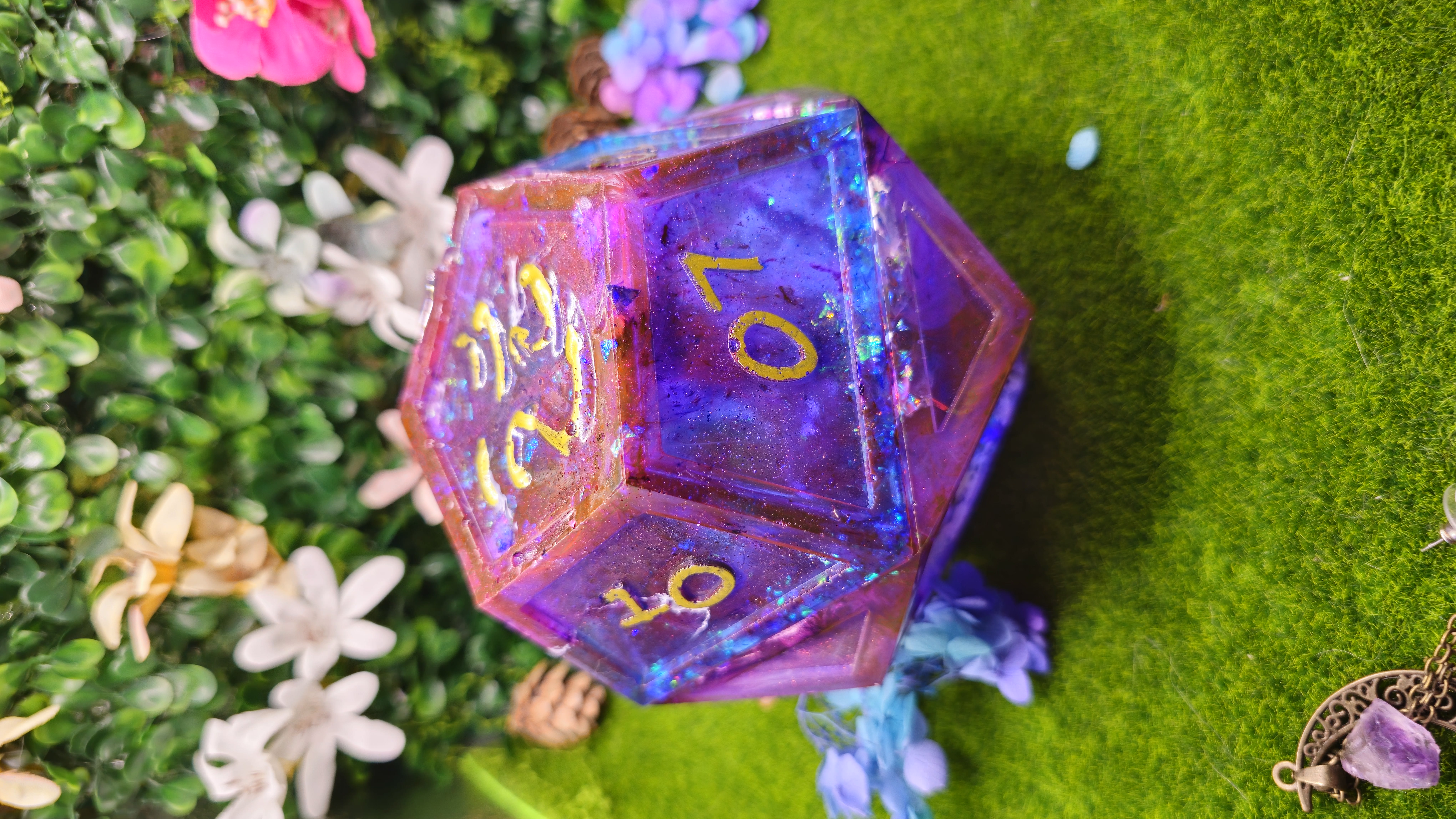 Joyero Dado de Rol en Resina