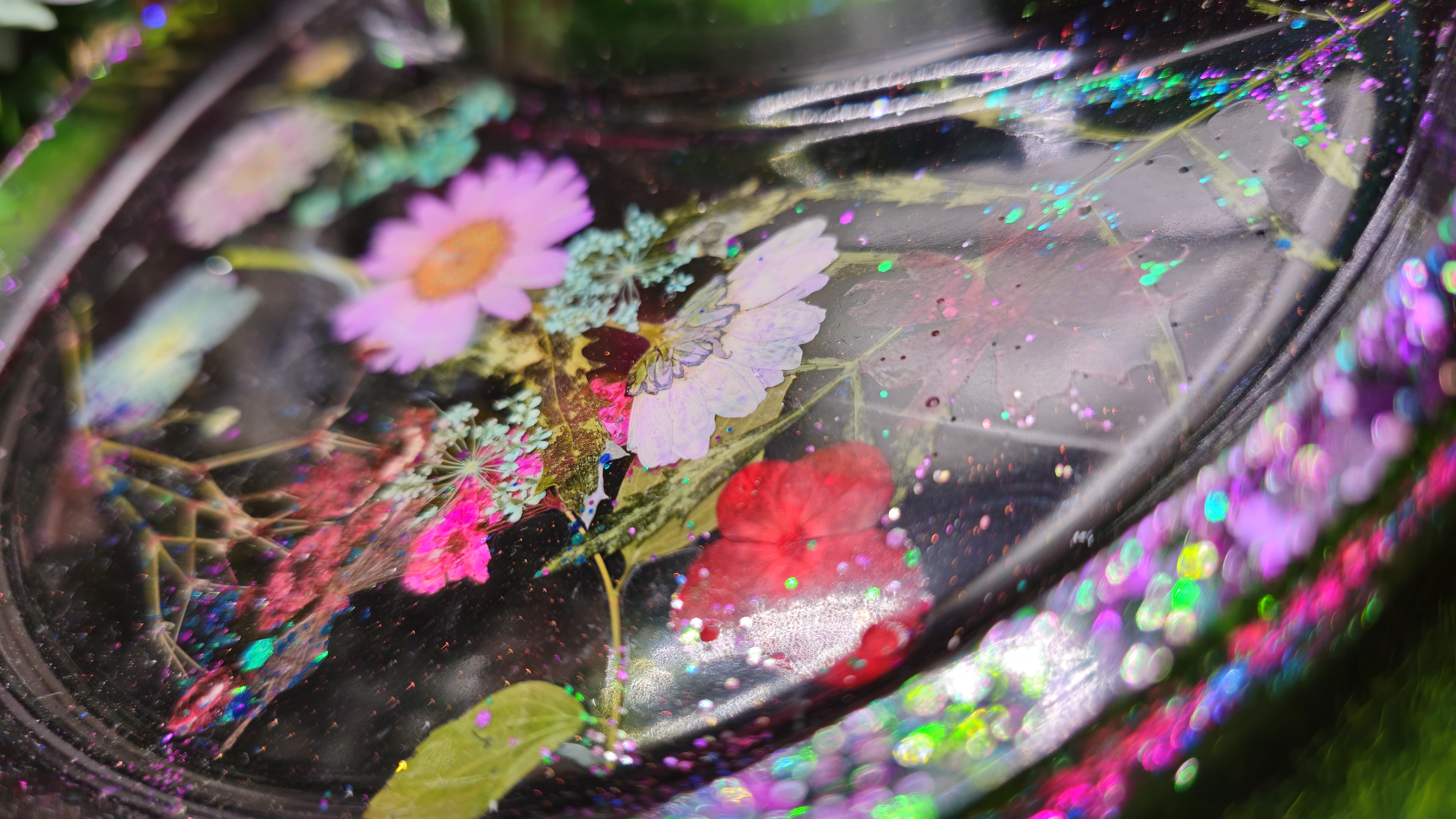 Plato decorativo media luna