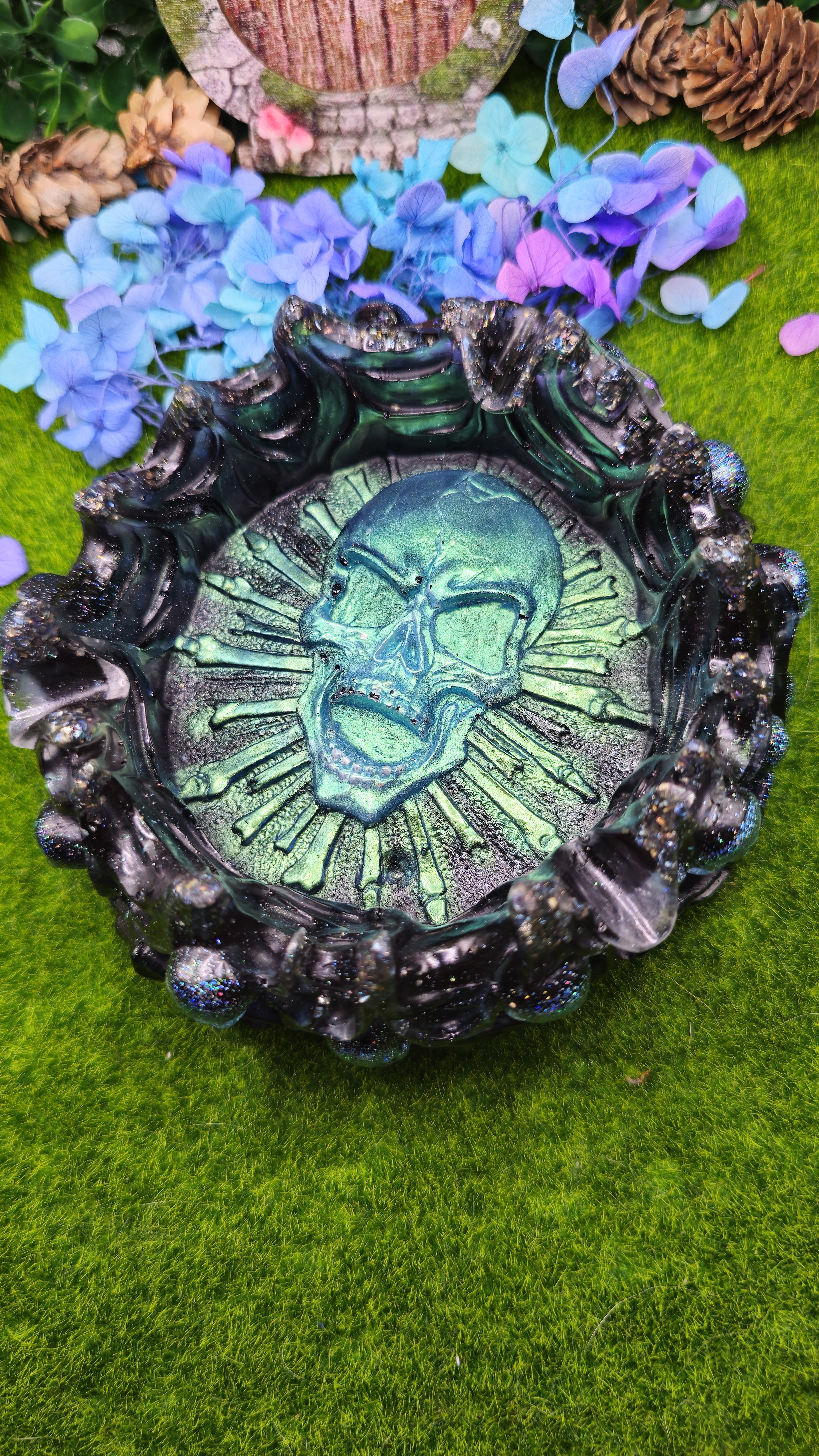Cenicero de calavera