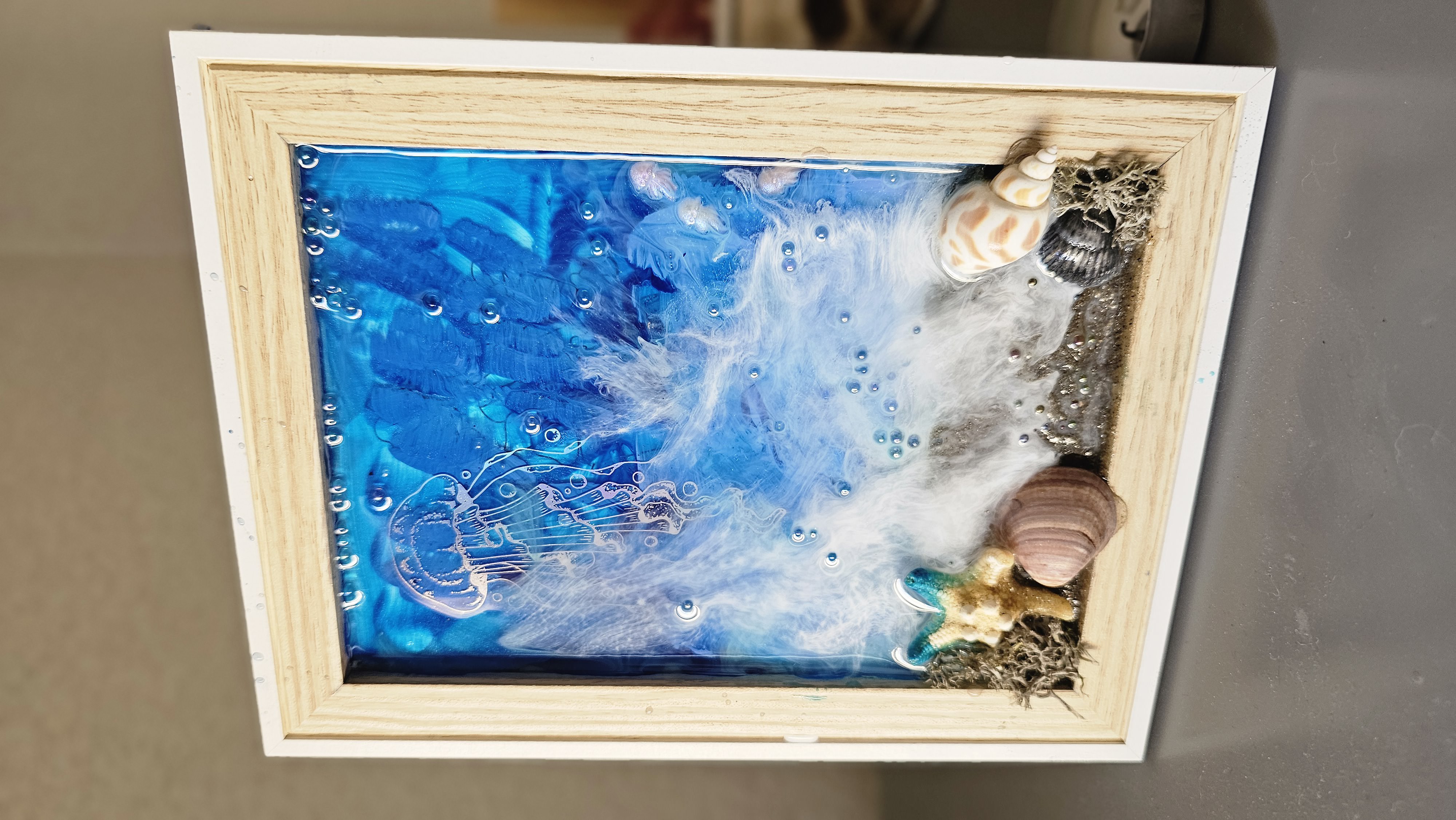 Cuadro de arte marino